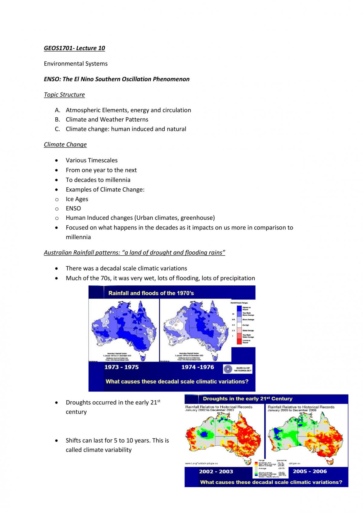 Lecture 10 - Climate Change ENSO  - Page 1