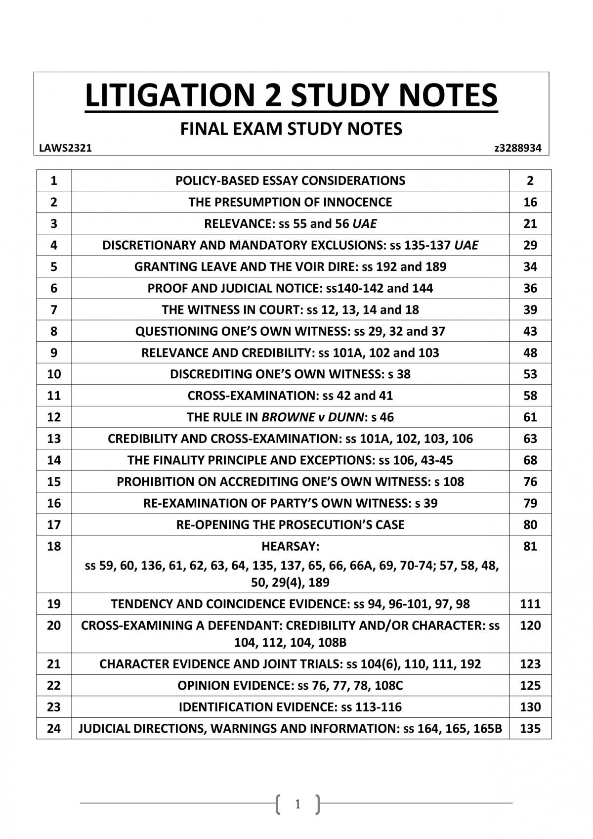 Lit 2 Notes - Page 1