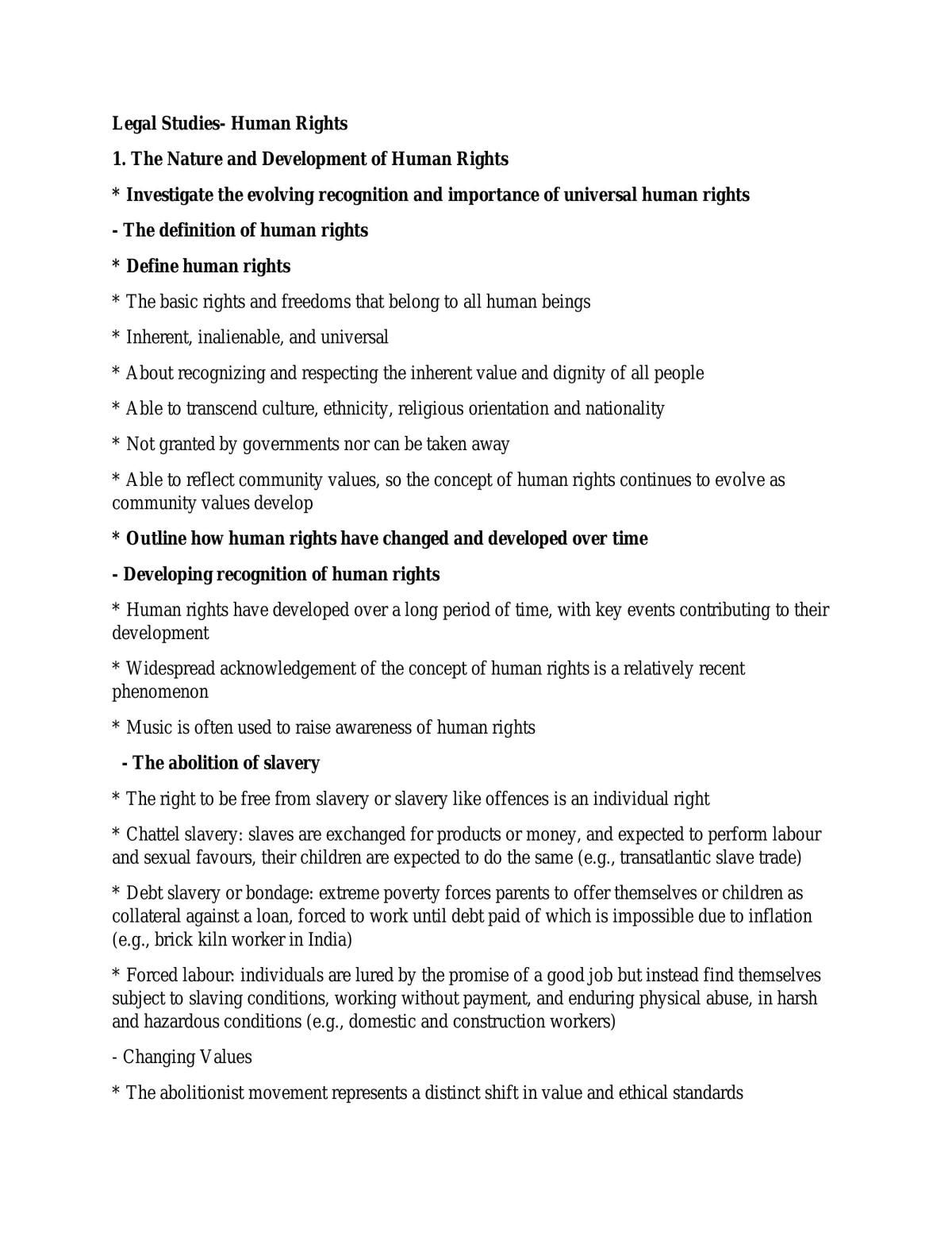 Human rights  - Page 1