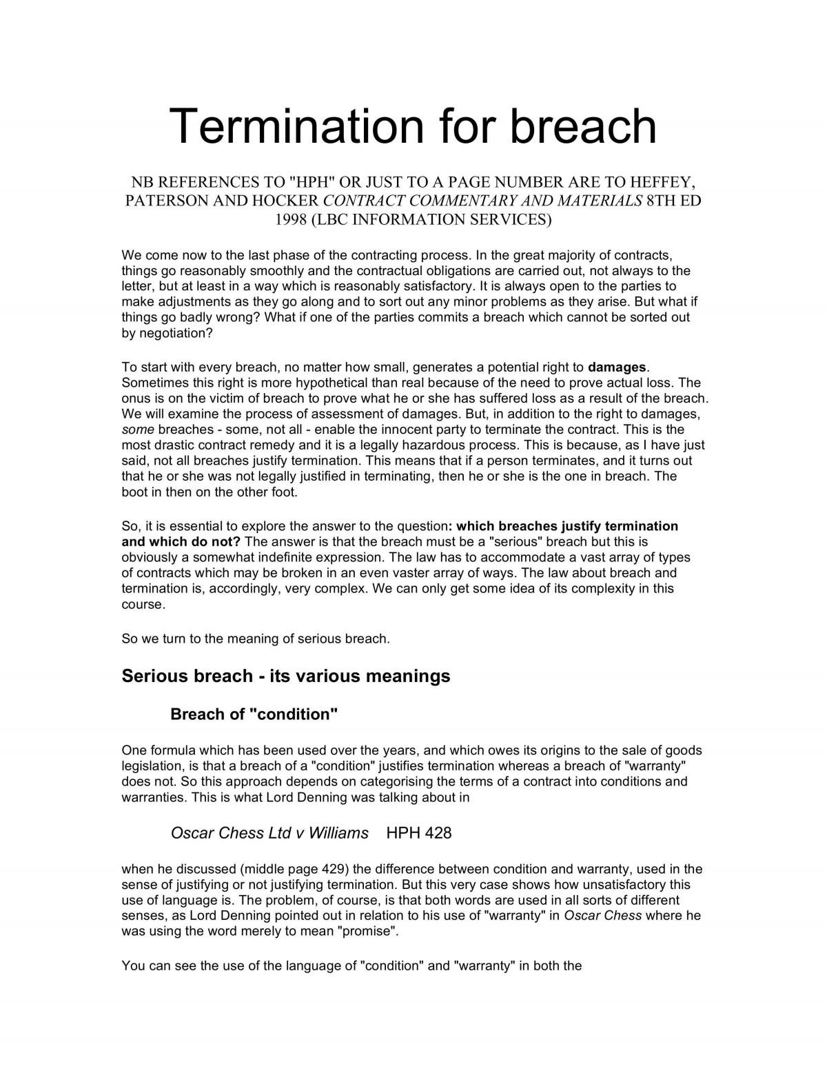 Contracts Exam Notes - Page 1
