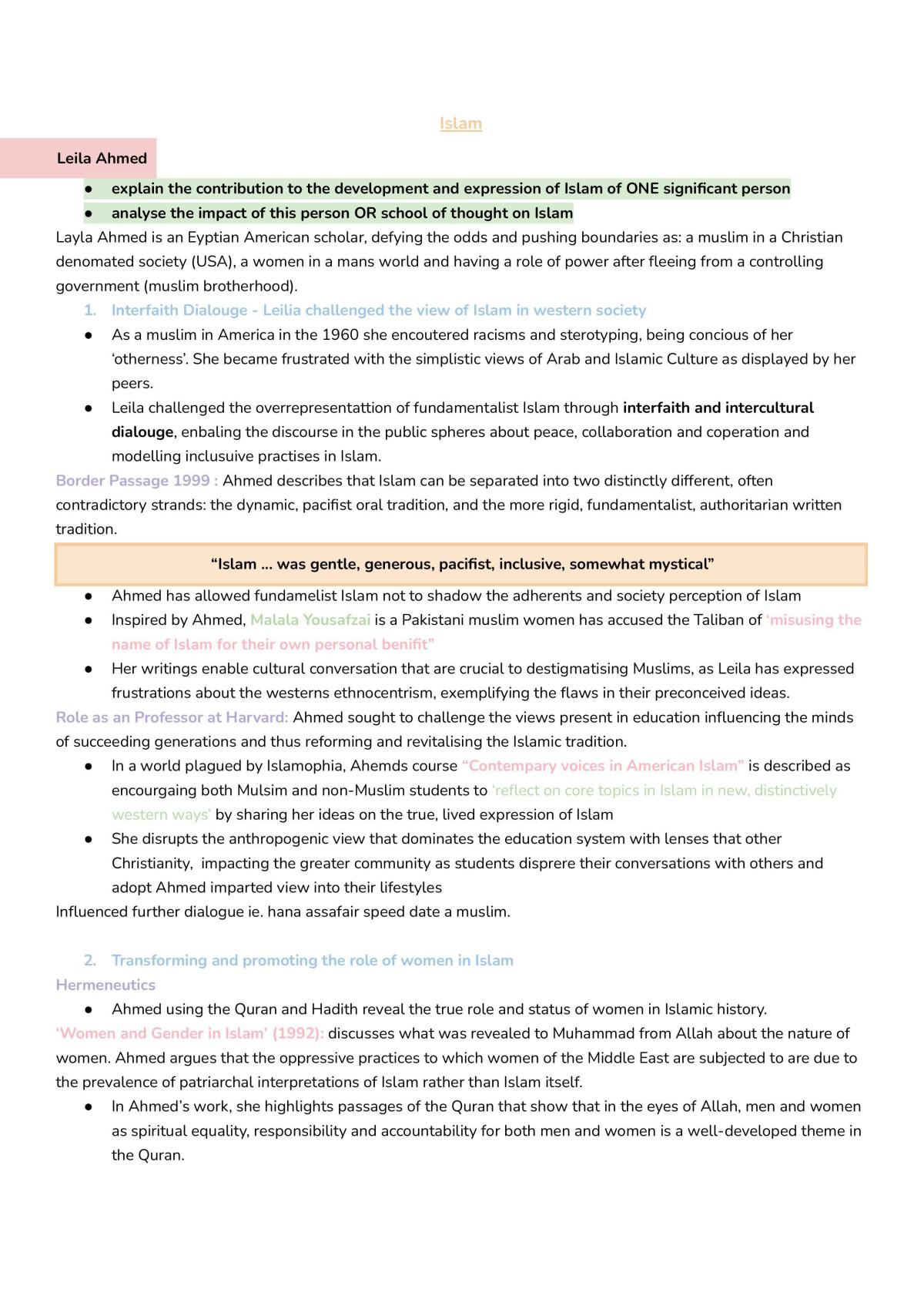 Christianity Notes for SOR II - Page 1