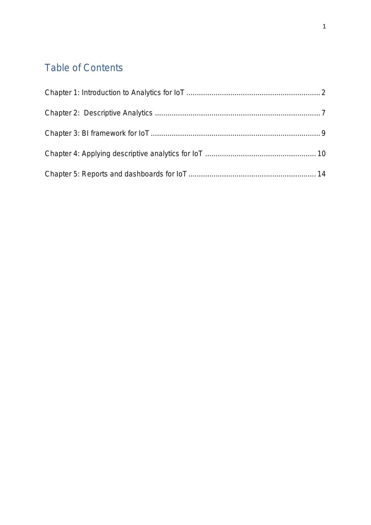 Analytics for IoT notes - Page 1