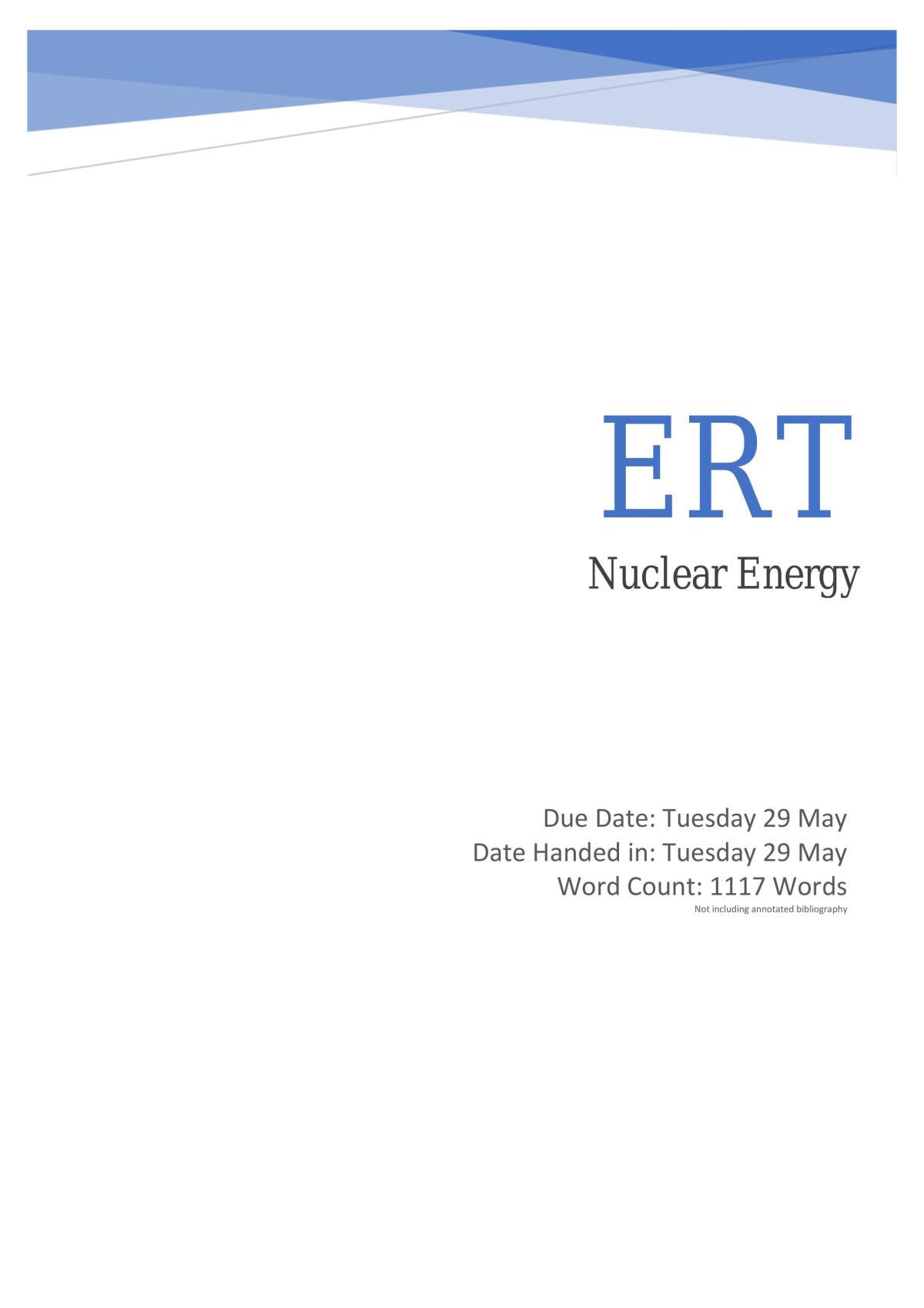 ERT - Nuclear Energy - Page 1