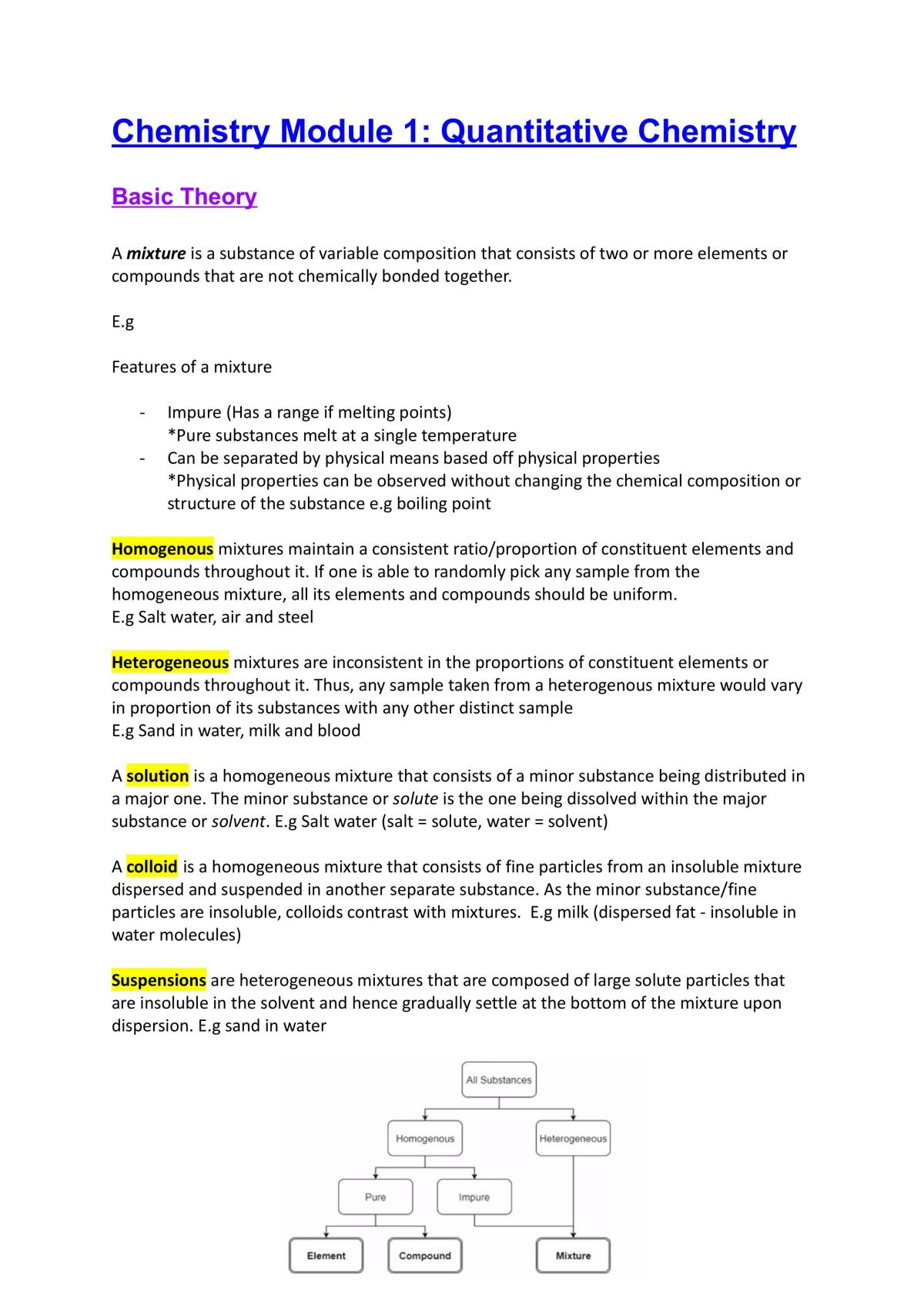Chem Prelim Complete Notes Mods 1-4 - Page 1