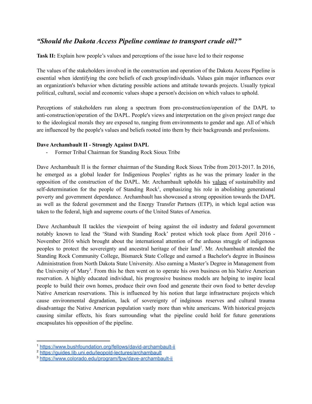 Dakota Accses Pipeline - Page 1