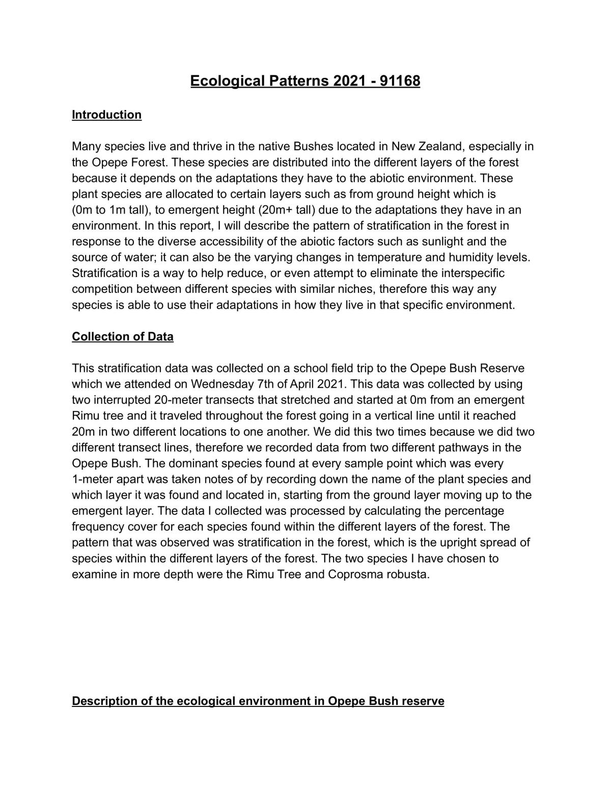 Ecological Report 91168 - Page 1