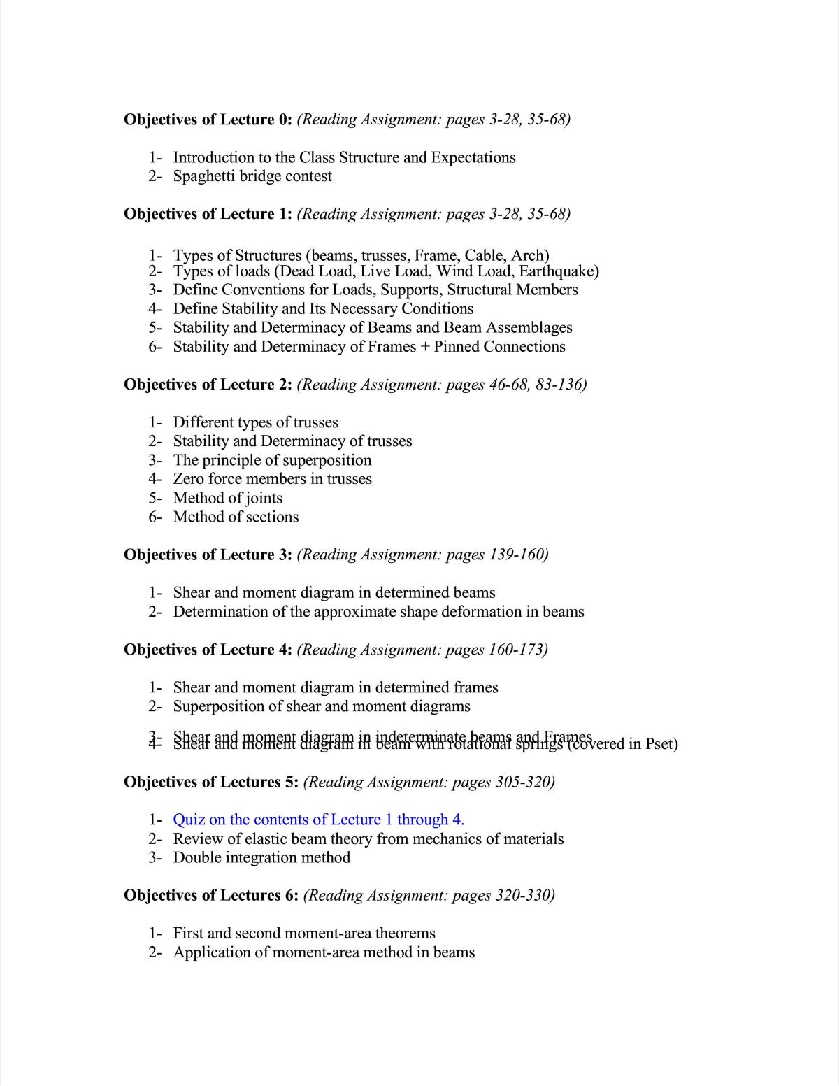 Structural Analysis Study Notes - Page 1