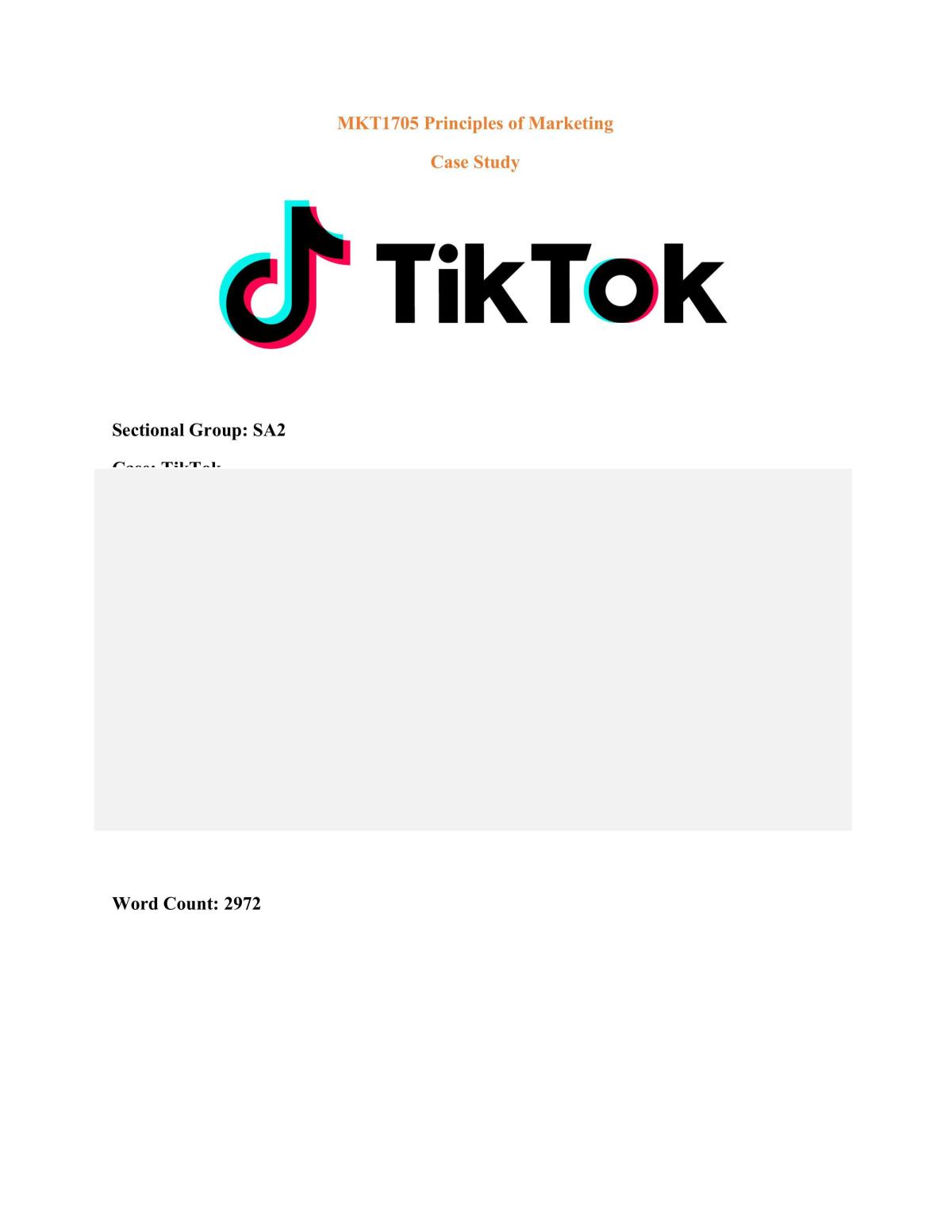 MKT1705 TikTOK - Page 1