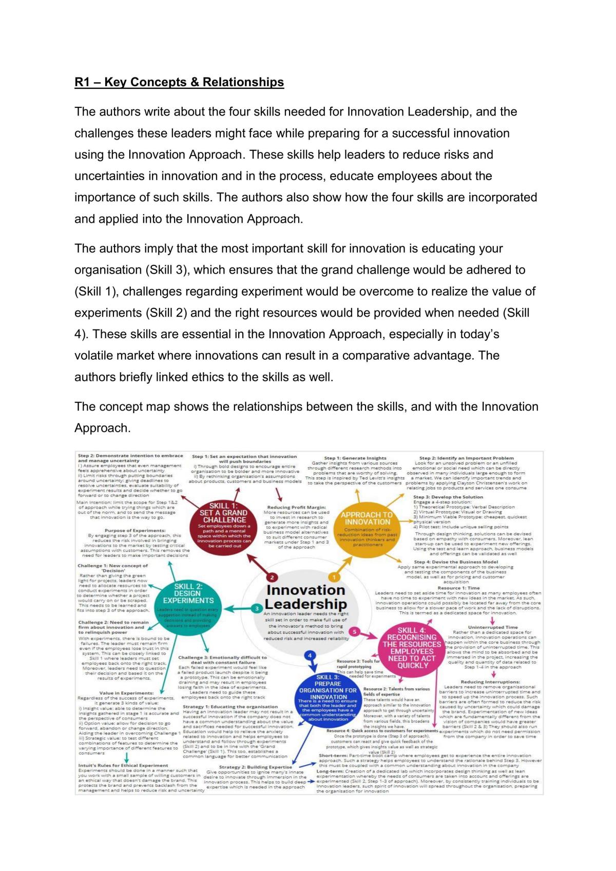 Critical Thinking about Innovation Leadership - Page 1