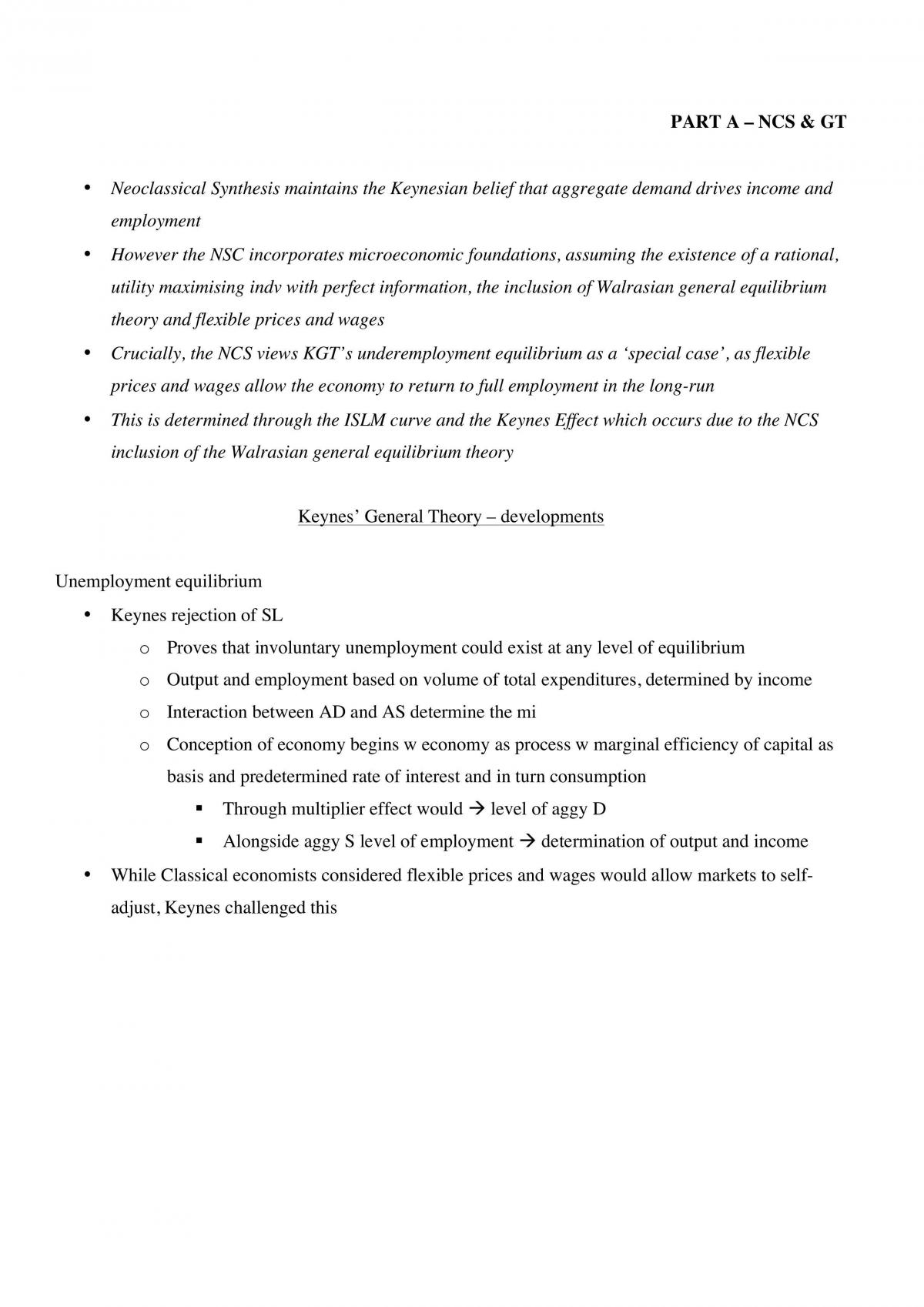 Exam Notes - Page 1