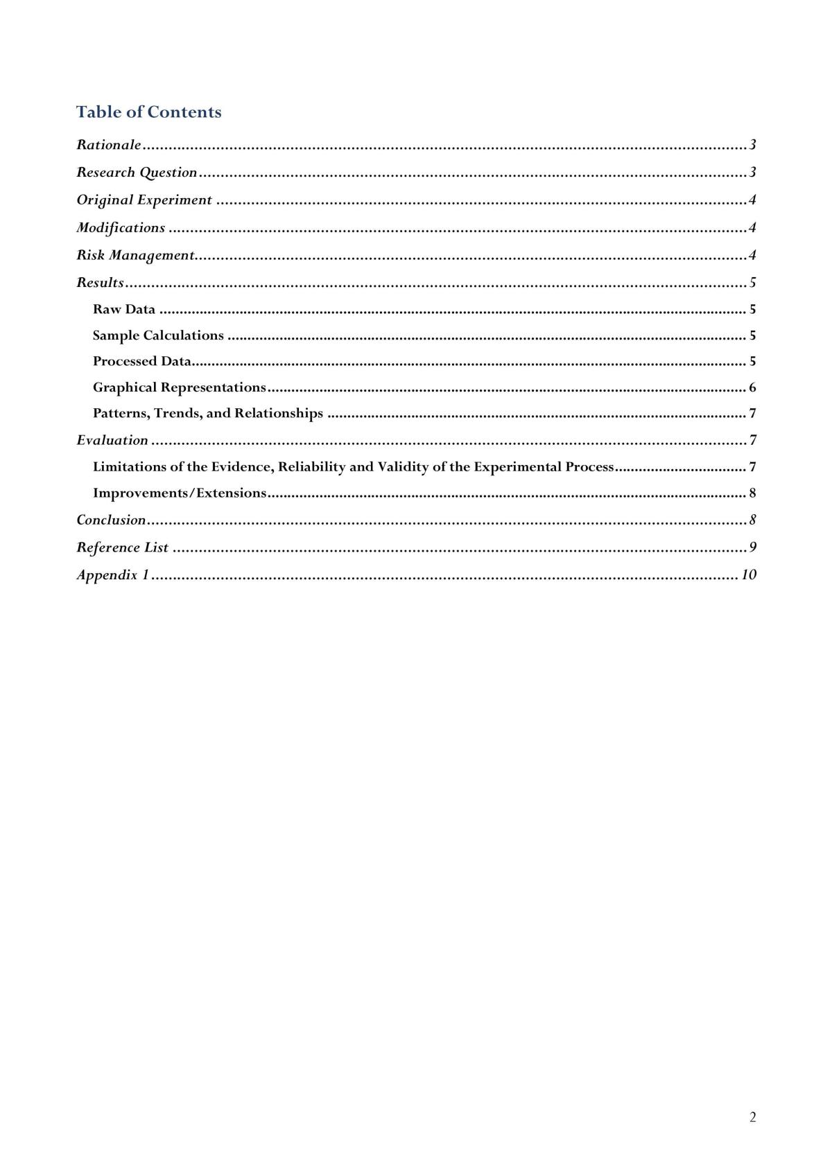 Effect of Concentration on the Electrode Potential of a Copper Zinc Galvanic Cell - Page 1