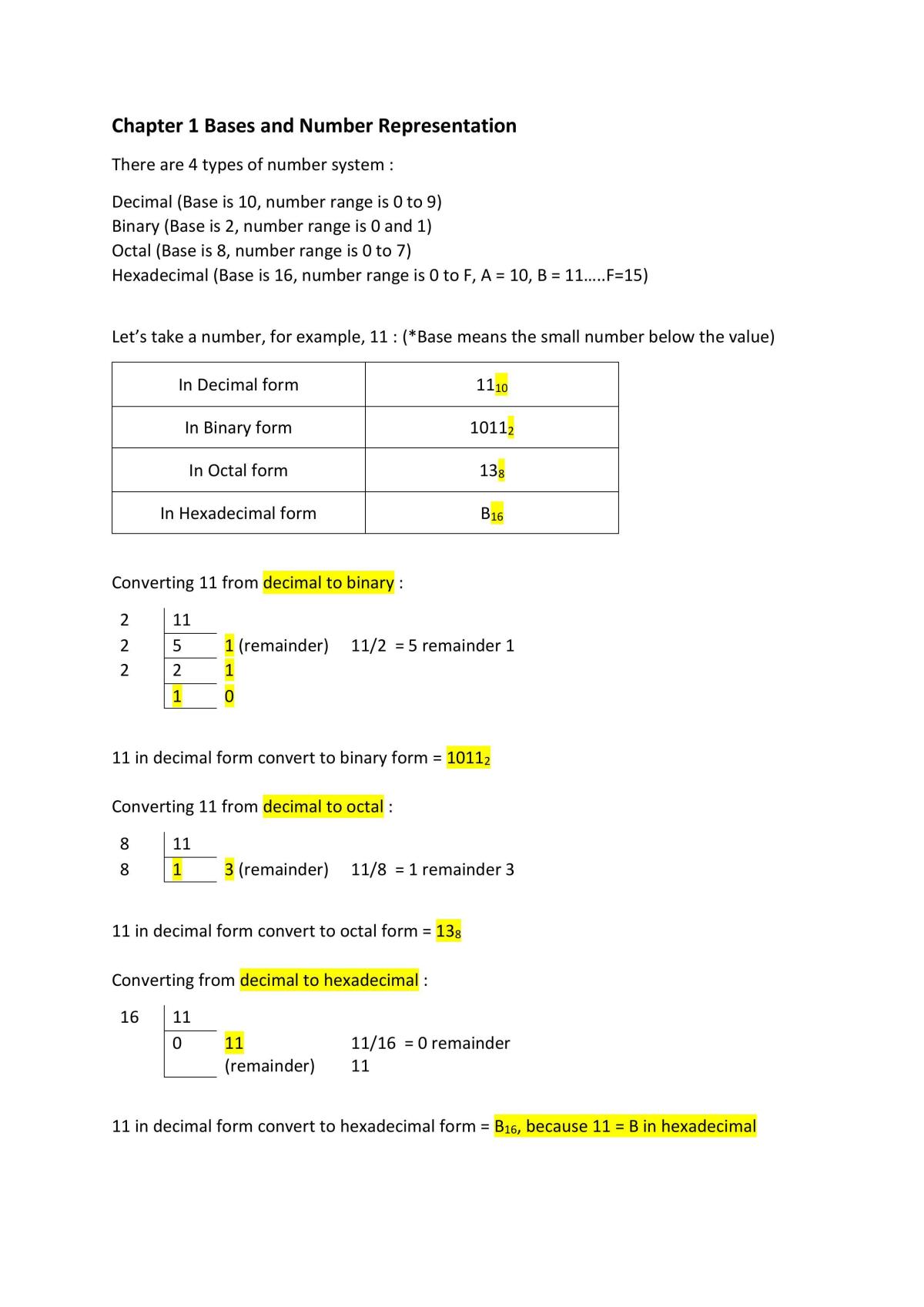 Advanced Mathematics 1 Notes - Page 1