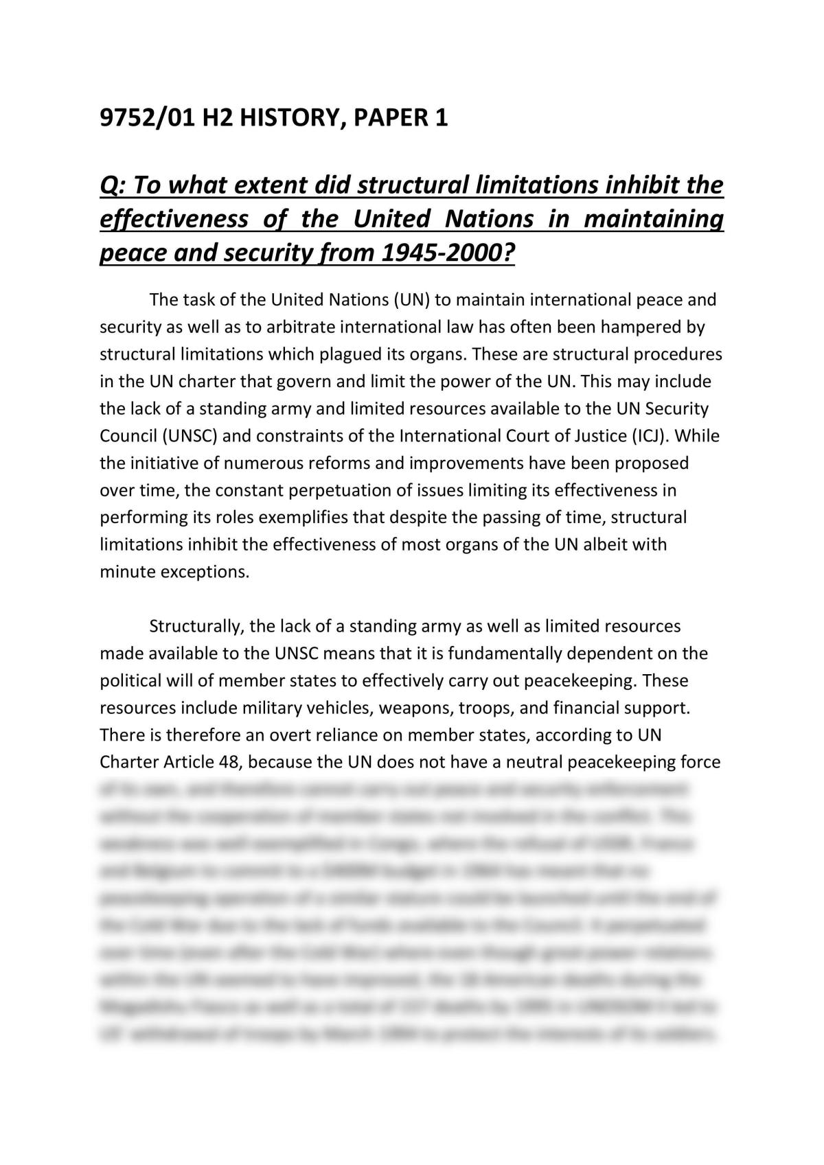 conclusion for united nations essay