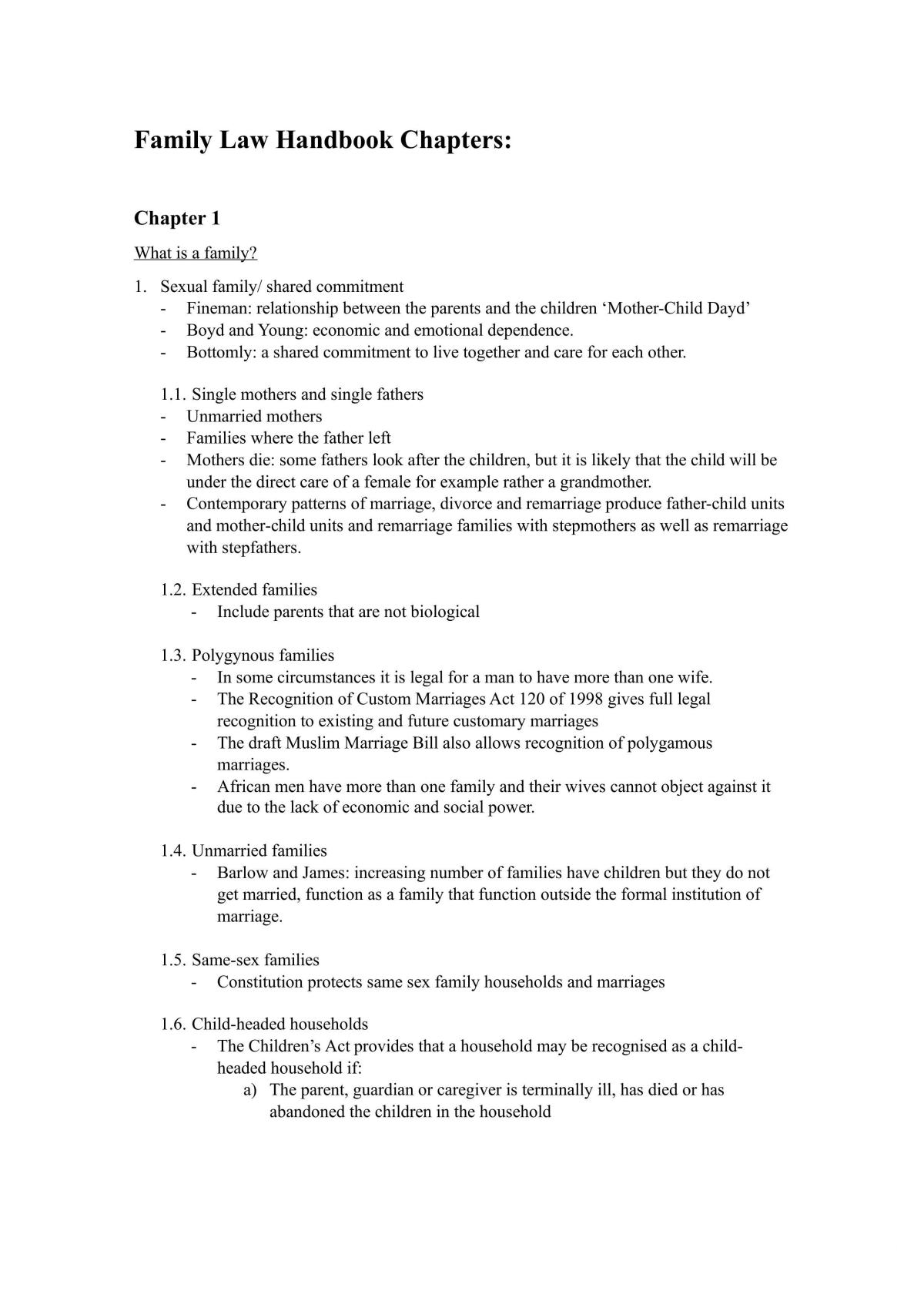 Law of Persons Course Guide - Page 1