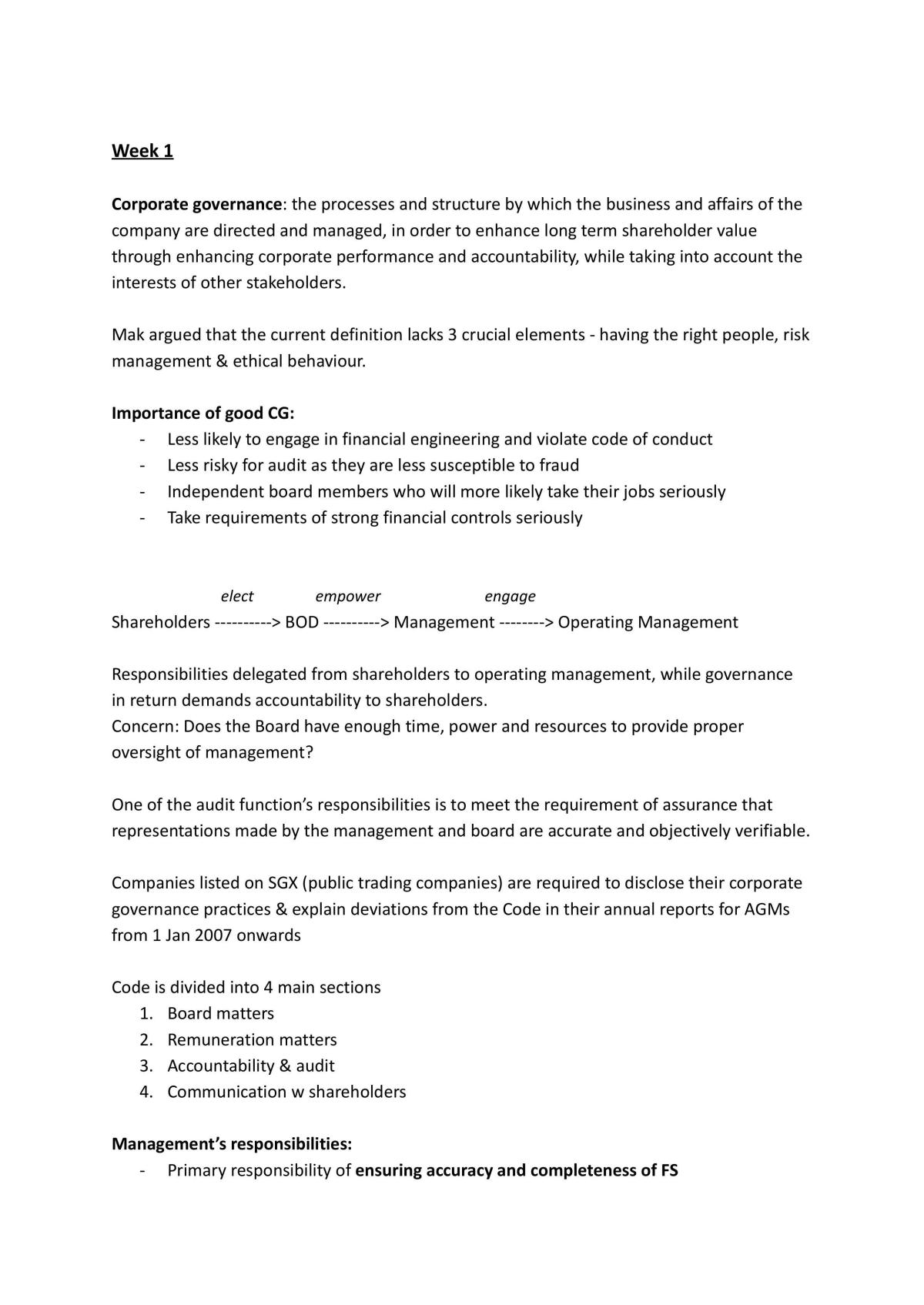 Audit & Assurance Notes  - Page 1