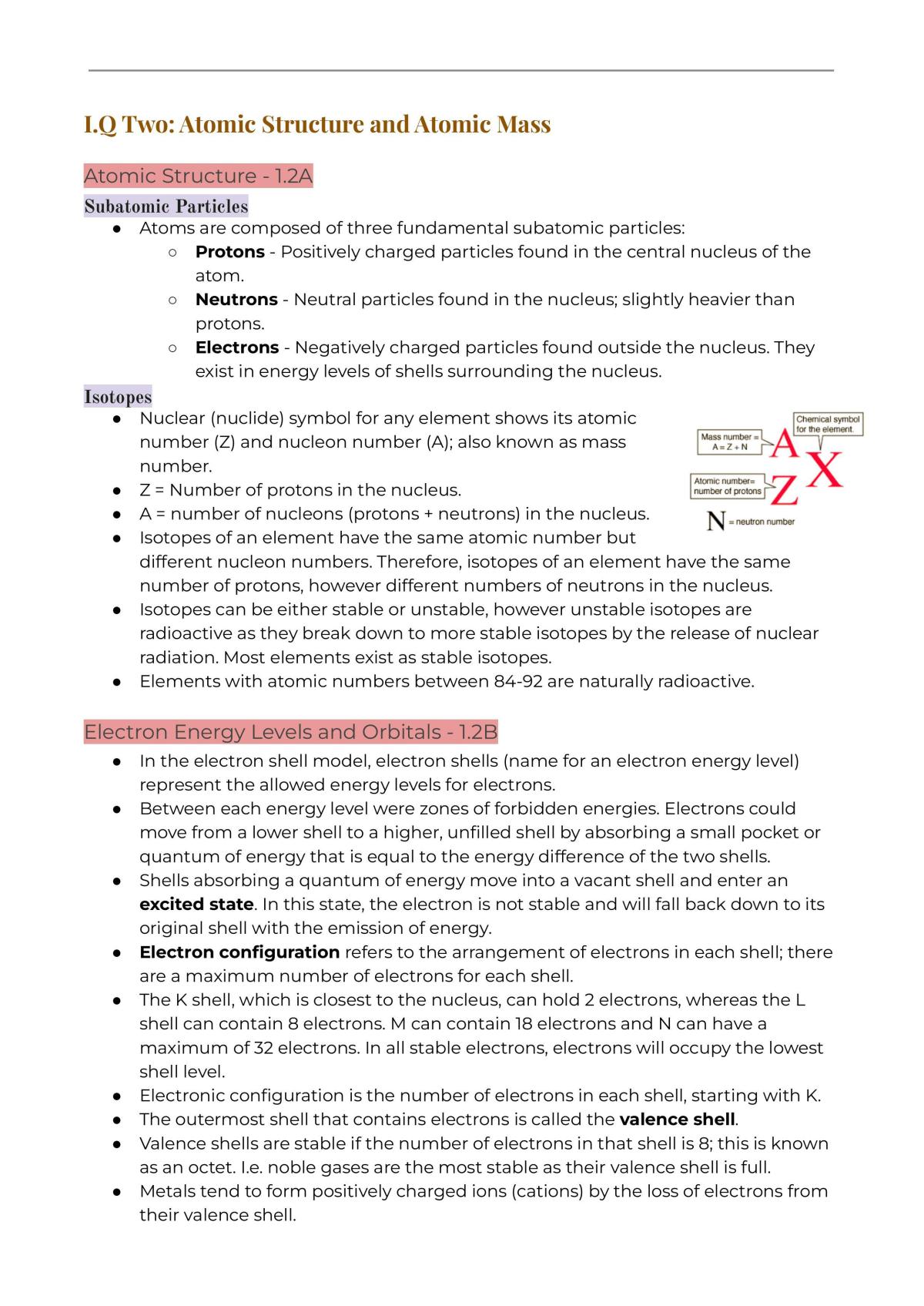 Preliminary Chemistry Complete Course Notes - Page 4