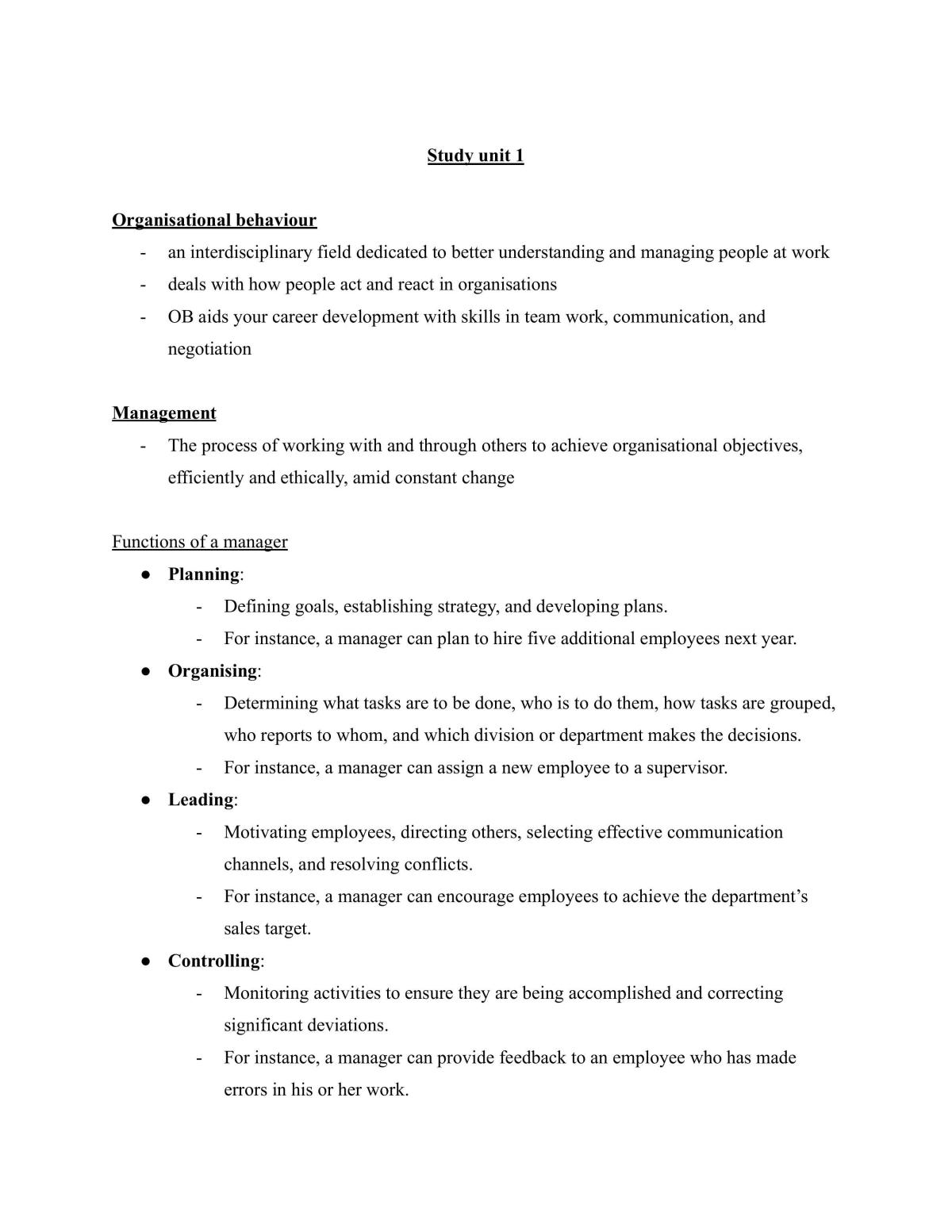 HRM203 Notes - Page 1