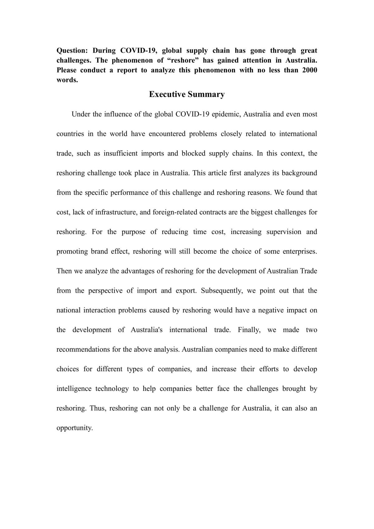 Reshore Phenomenon in COVID-19 - Page 1