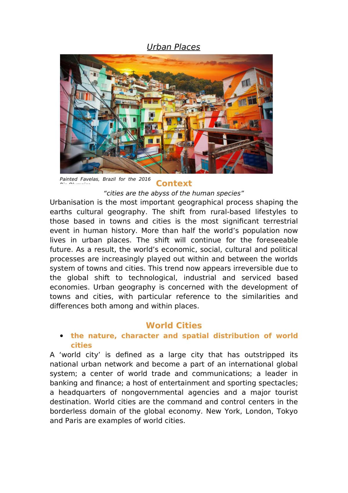 Module 1 Geography notes - Page 1