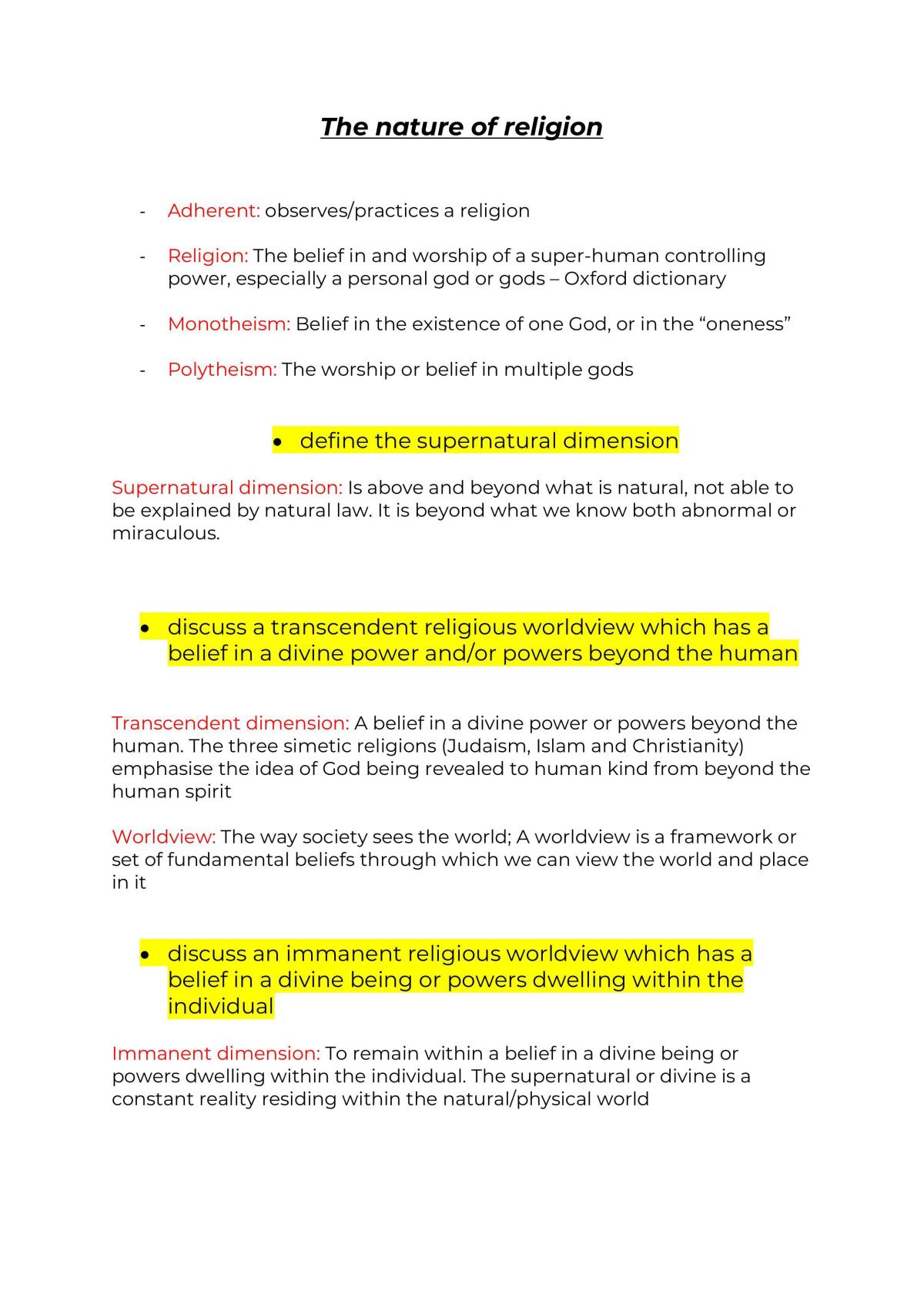 SOR full prelim notes - Page 1
