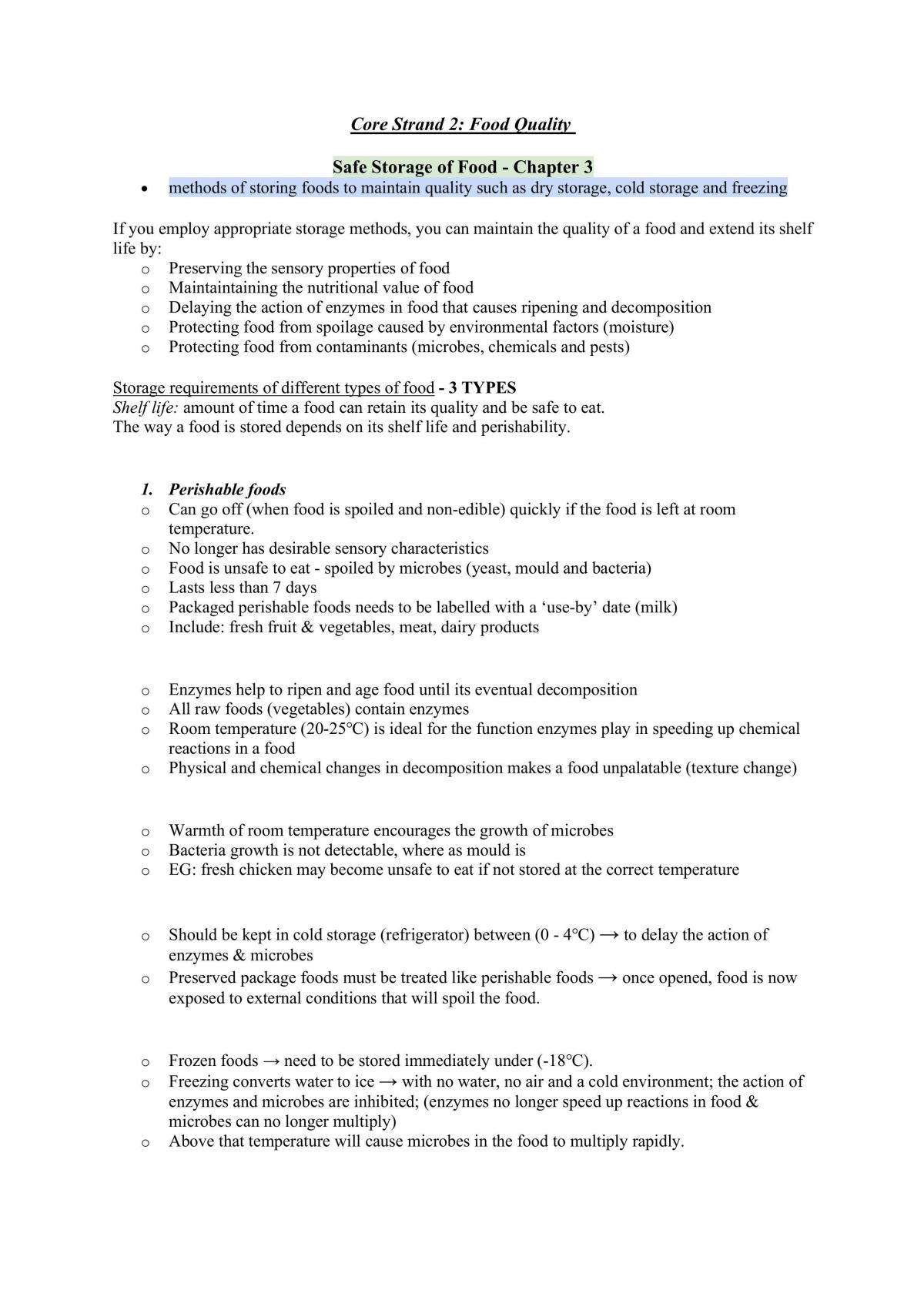 Core Strand 2 Notes  - Page 1