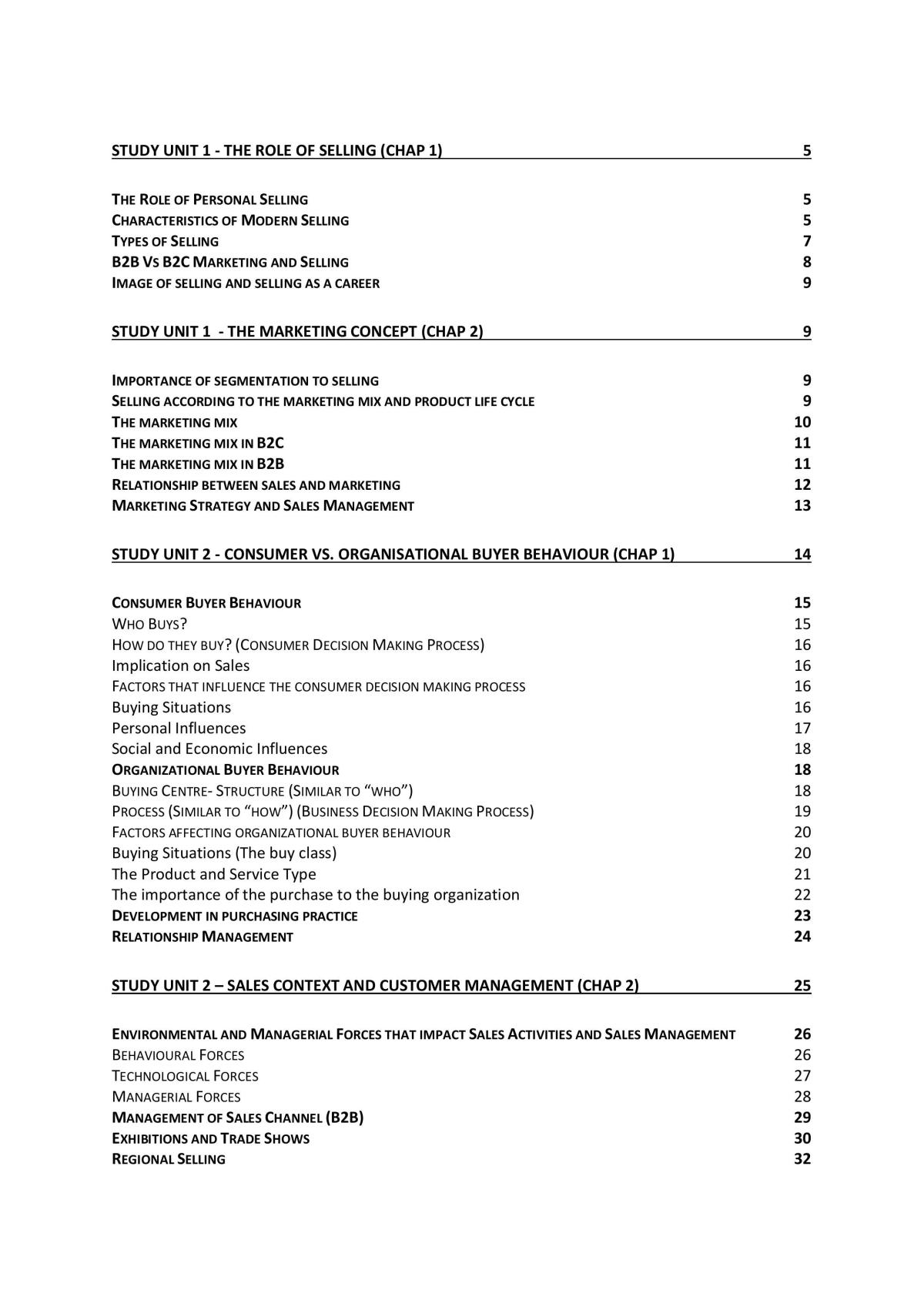 MKT352 Exam Notes  - Page 1