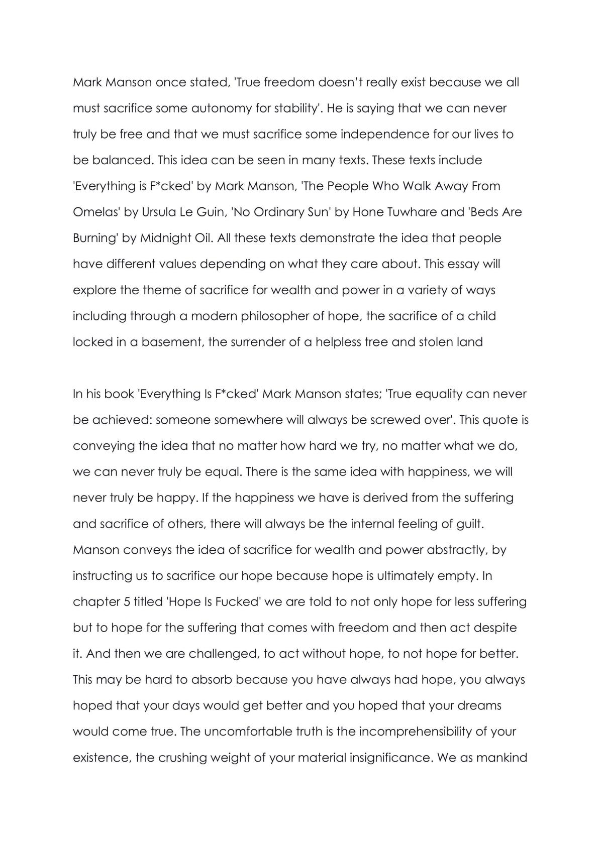 Level 2 Significant Connections Across Texts - Page 1
