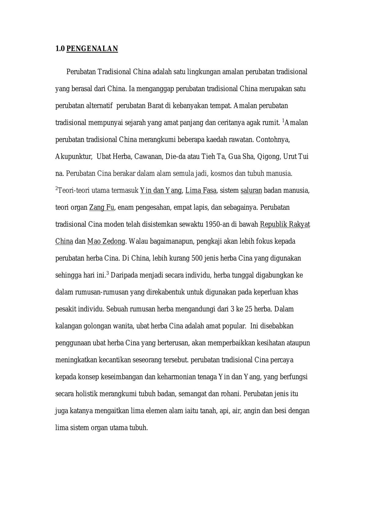 Development of Chinese Medicine  - Page 1