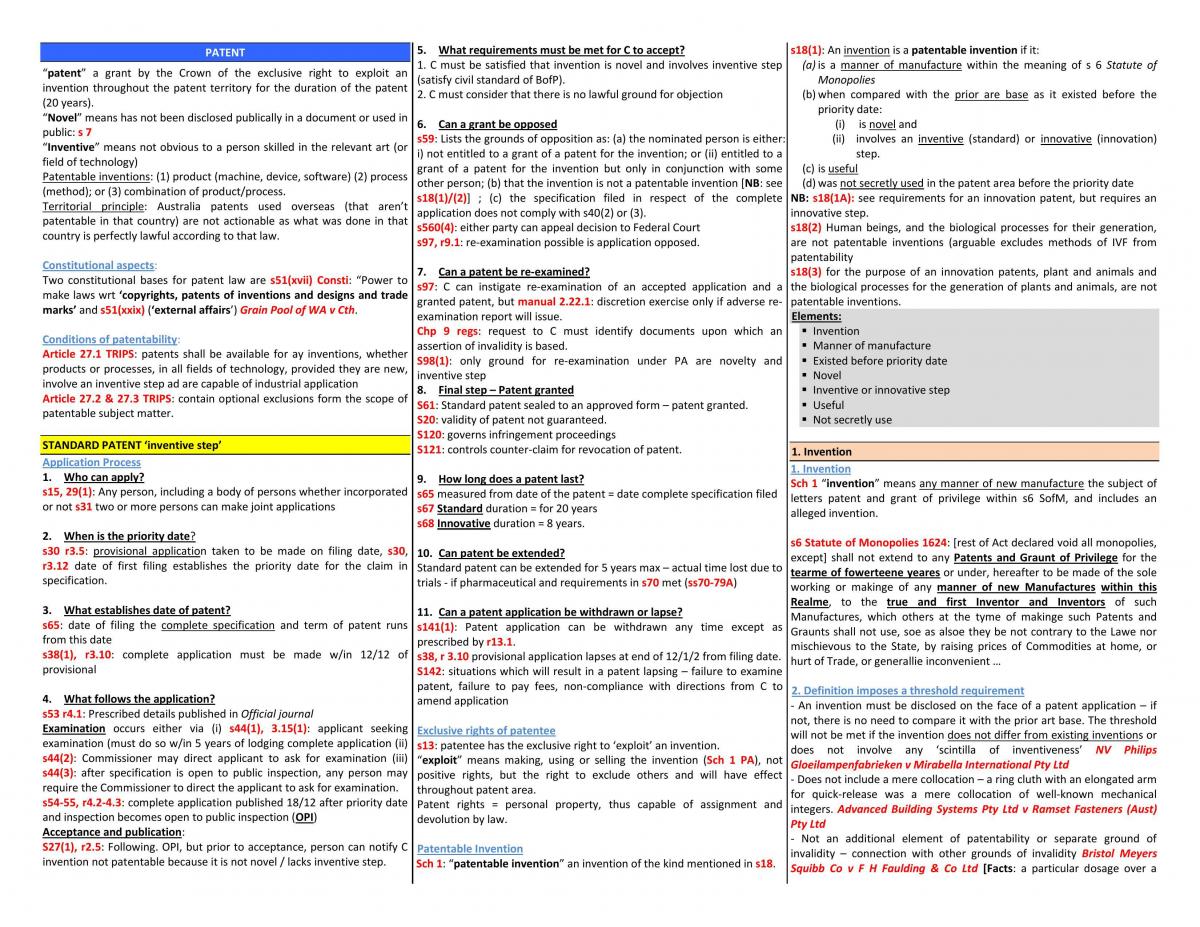 IP Exam Template - Page 1