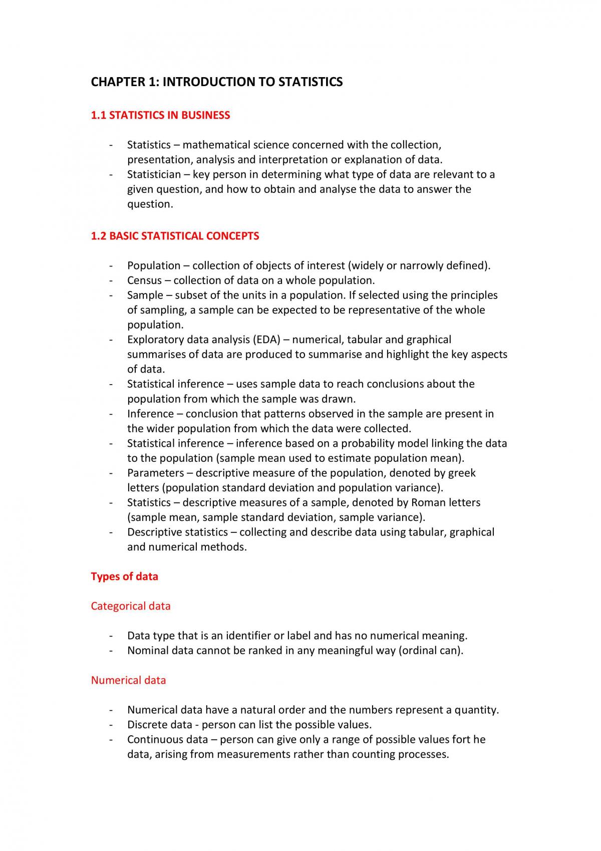 Full Course Notes for the Subject - Page 1