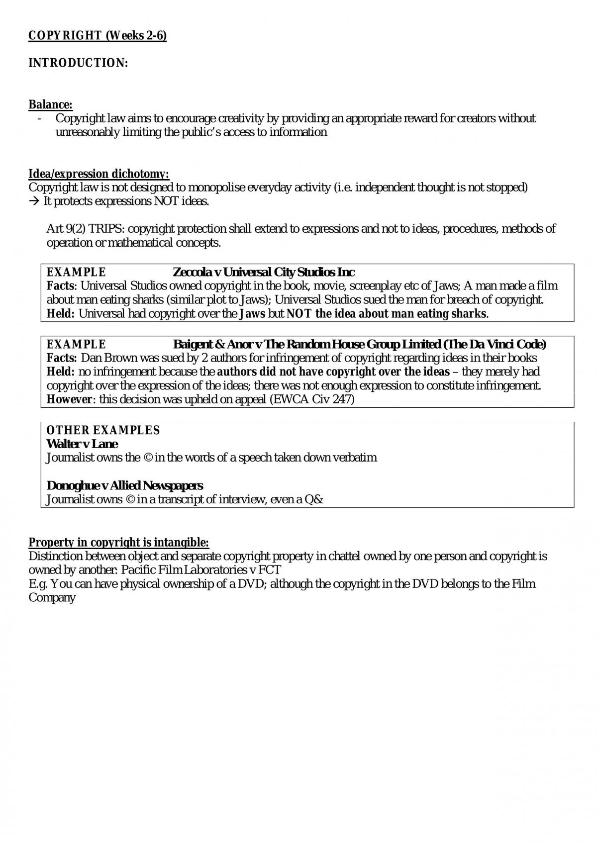 IP Law Notes - Page 1