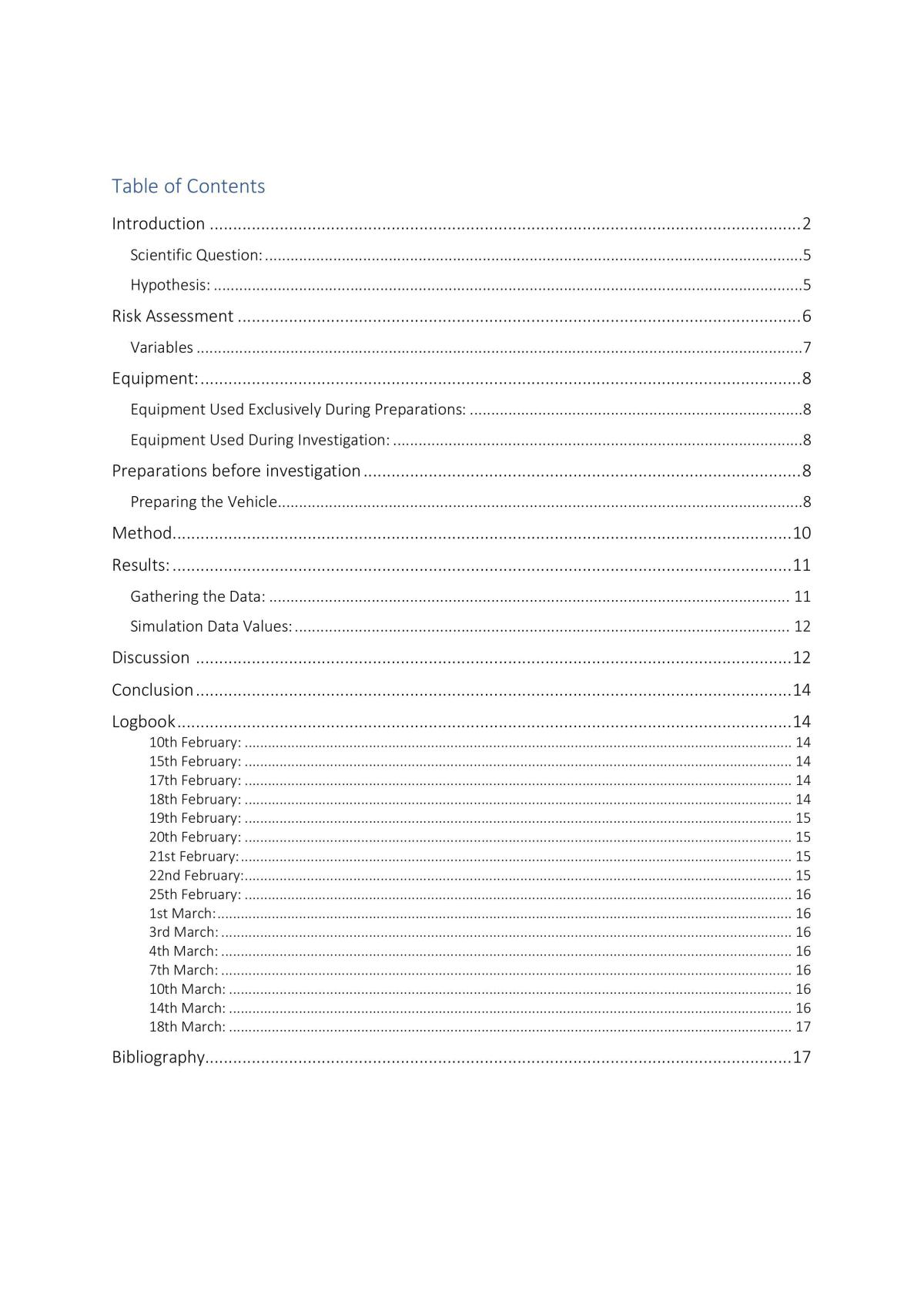 Kinematics/Dynamics Crash Lab Depth Study - Page 1