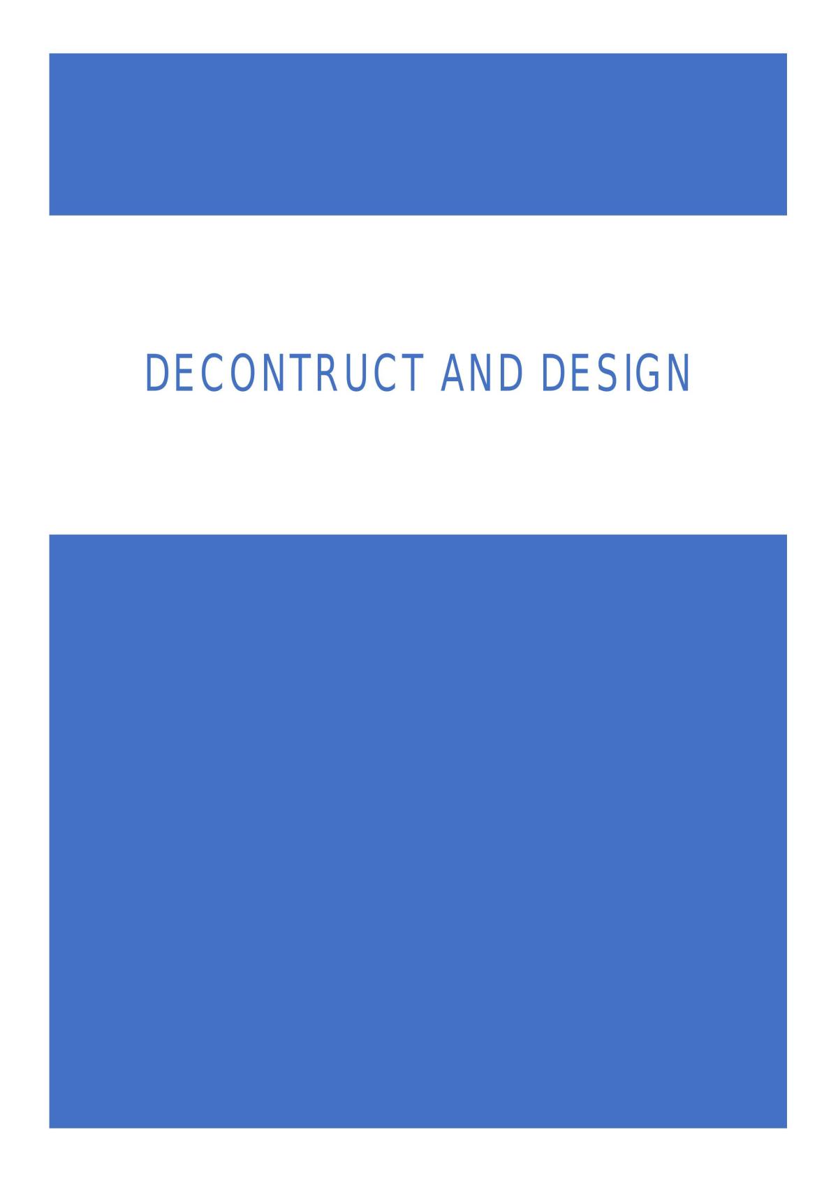 Deconstruct and Design on seed germination - Page 1