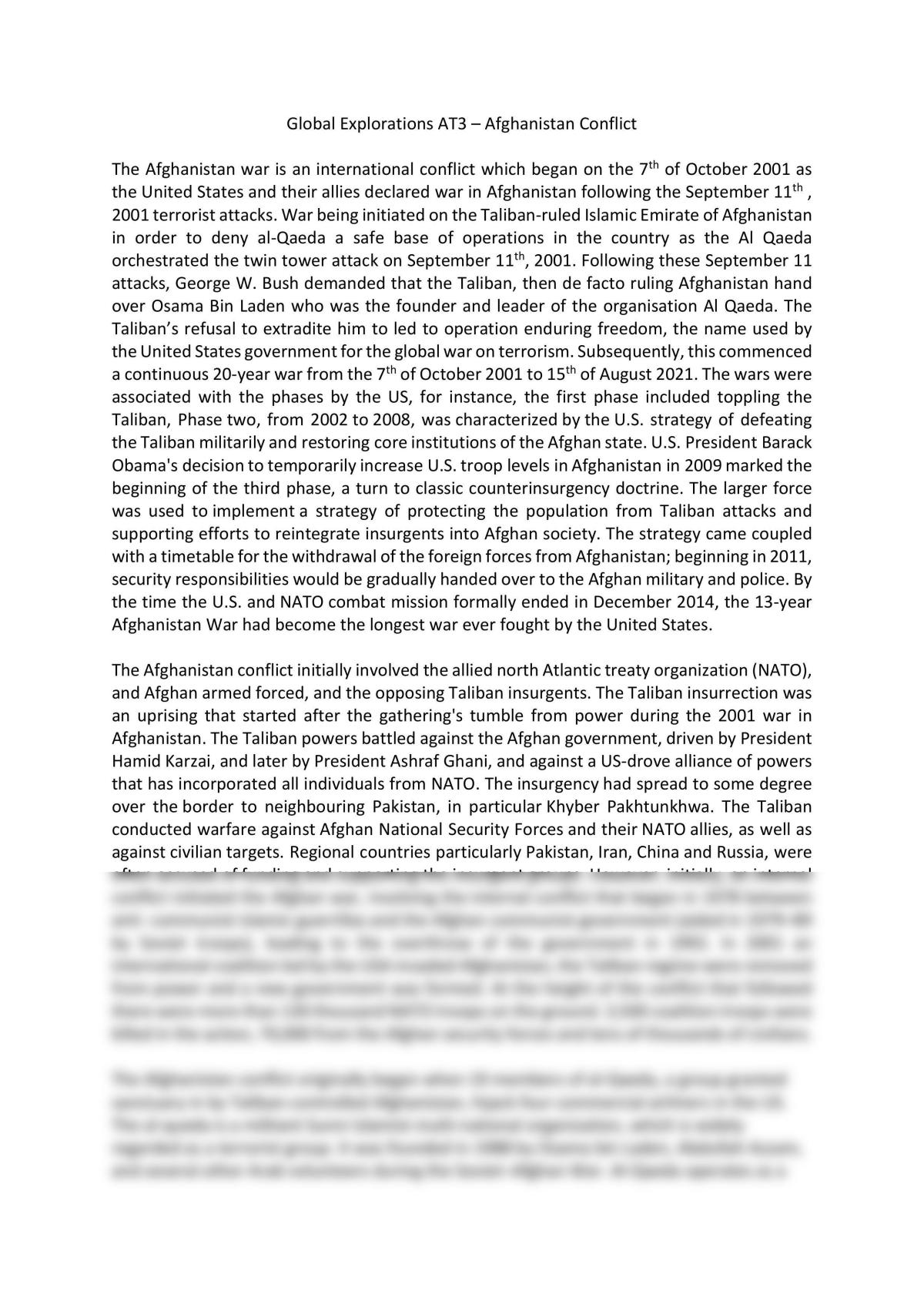 Afghanistan conflict  - Page 1