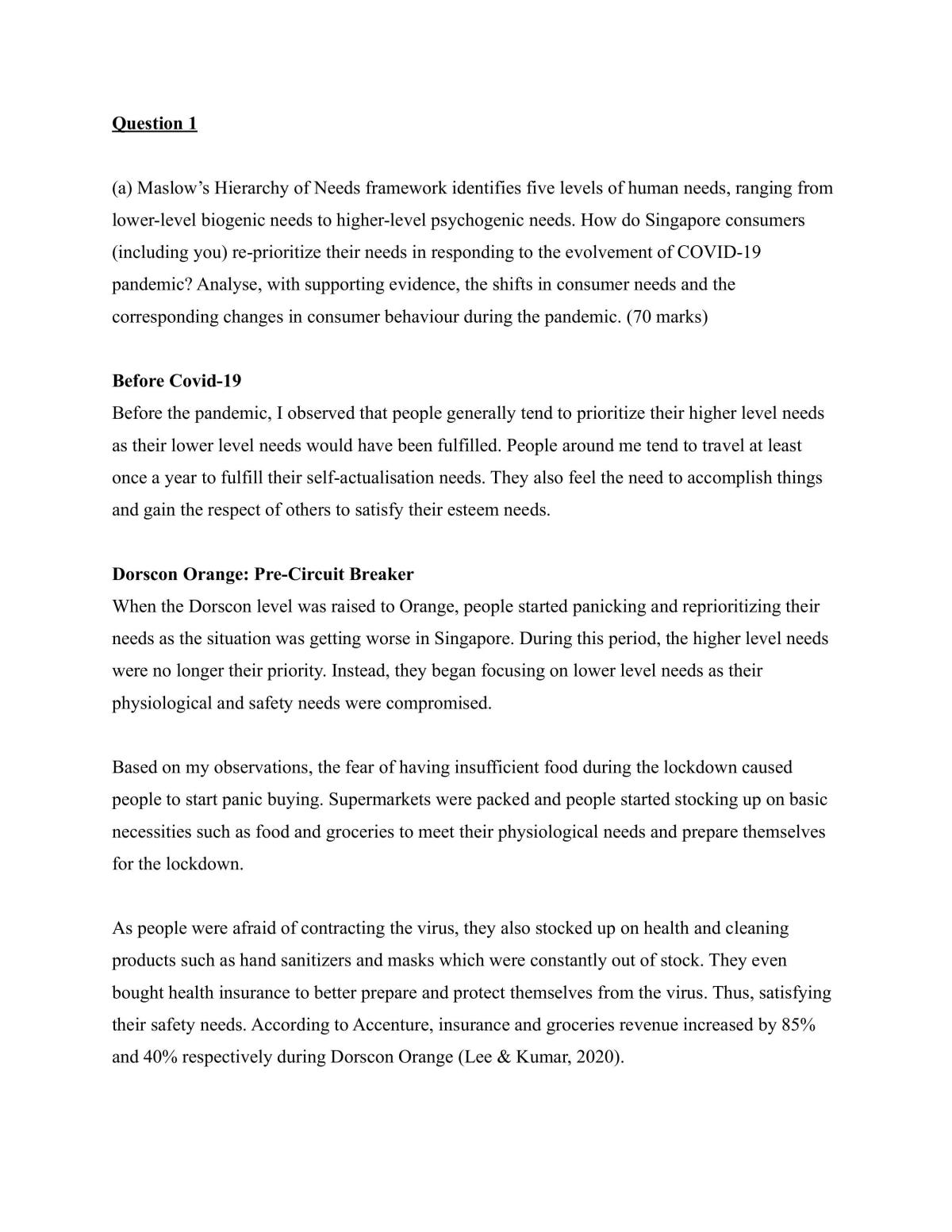 MKT351 TMA - Page 1