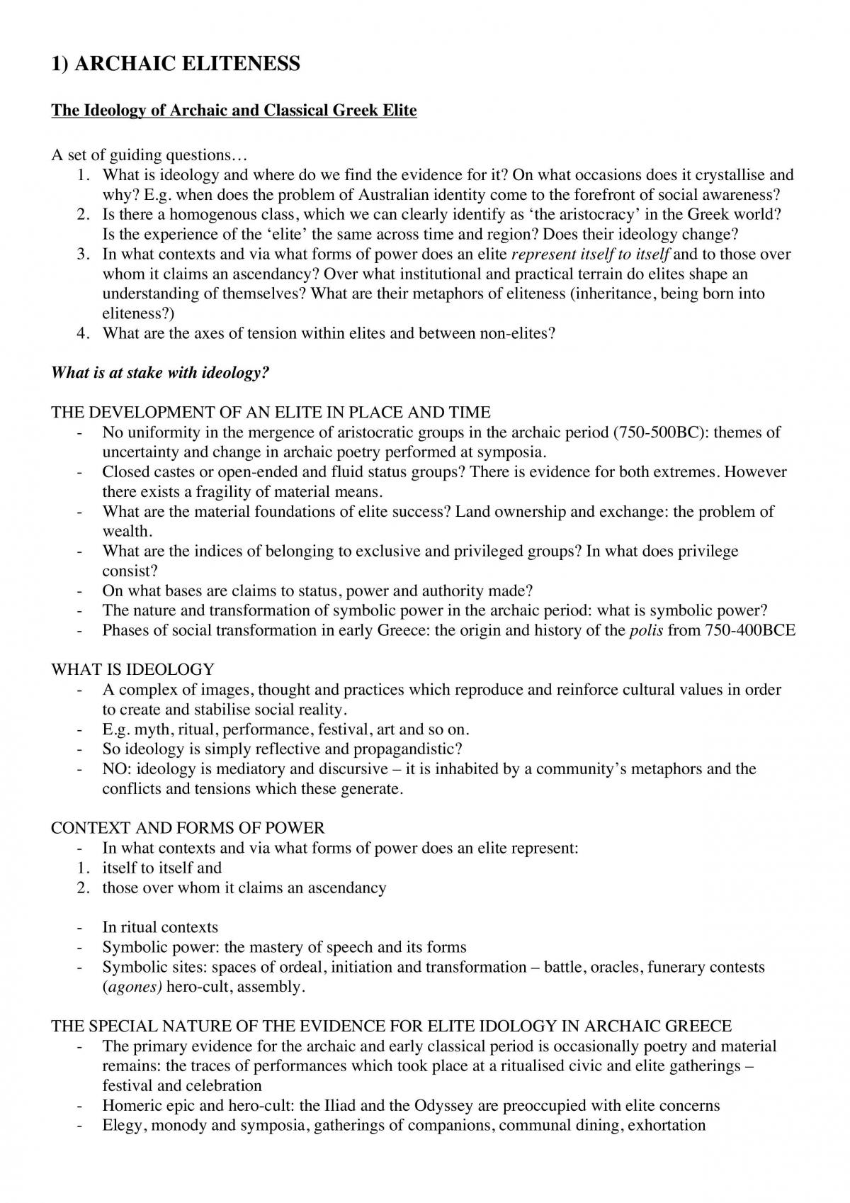 ANHS1600 Complete Course Notes - Page 1
