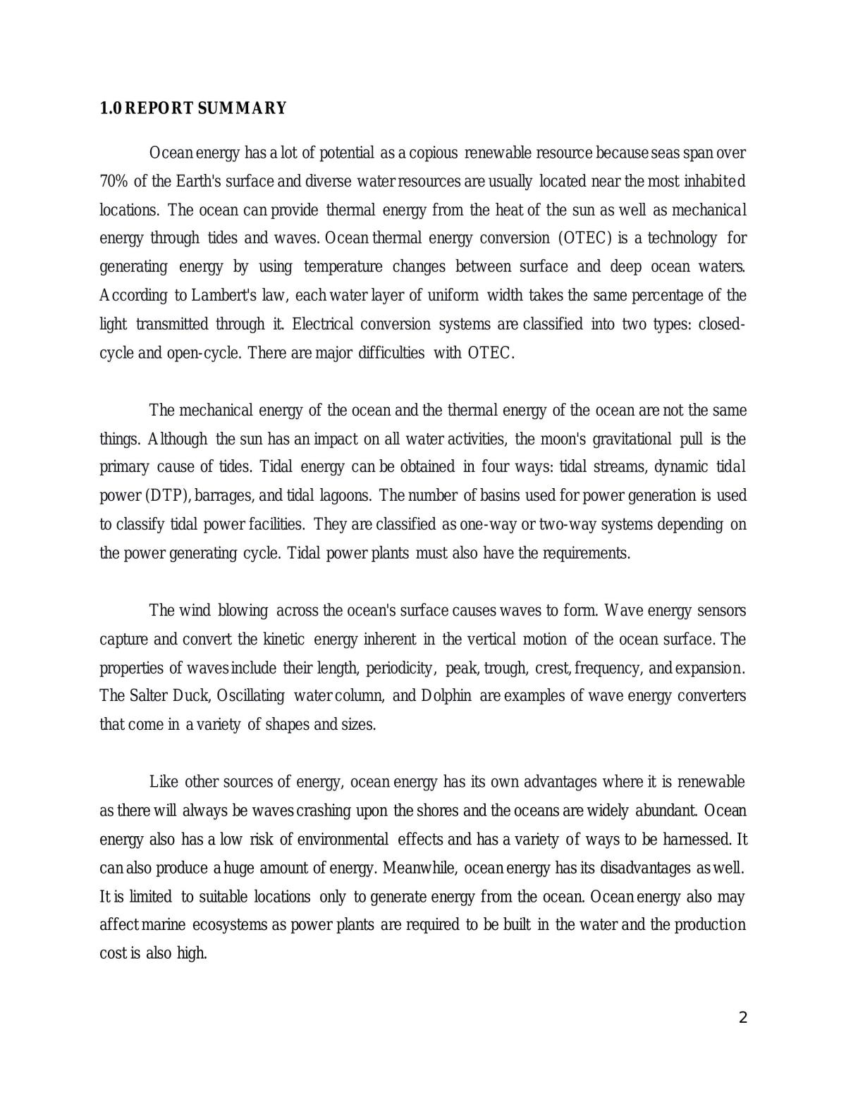 Energy from Ocean - Page 1