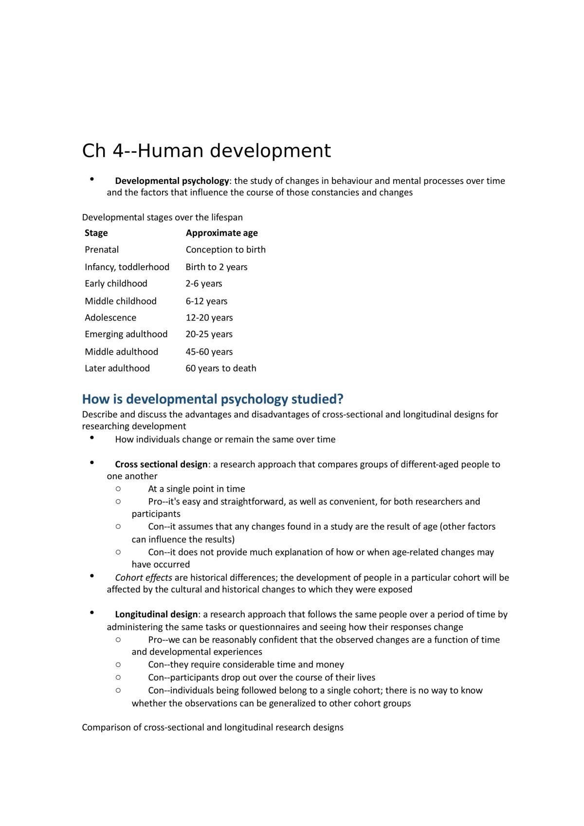 Chapter 4 - Human Development - Page 1
