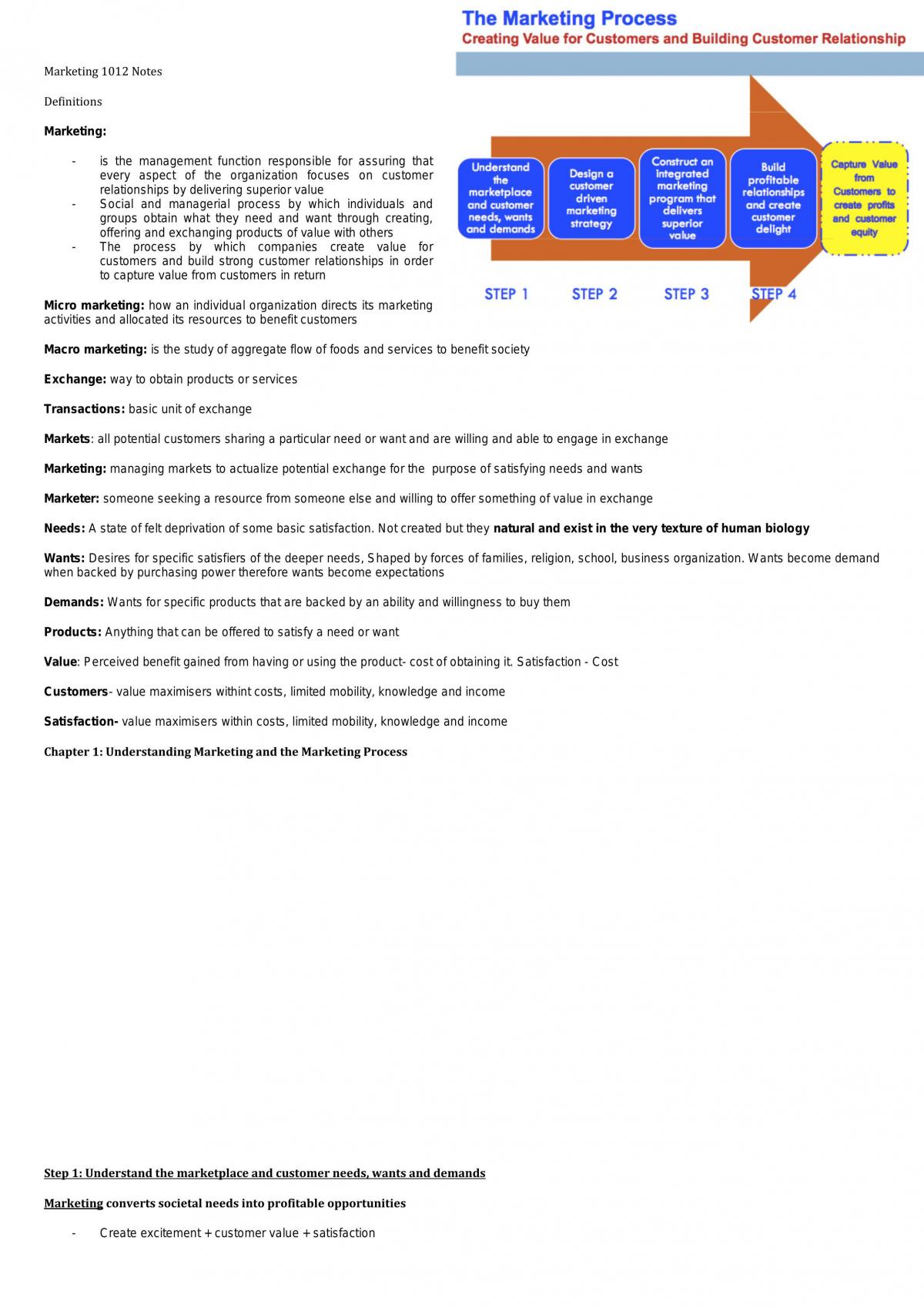 MARK1012 Notes - Page 1