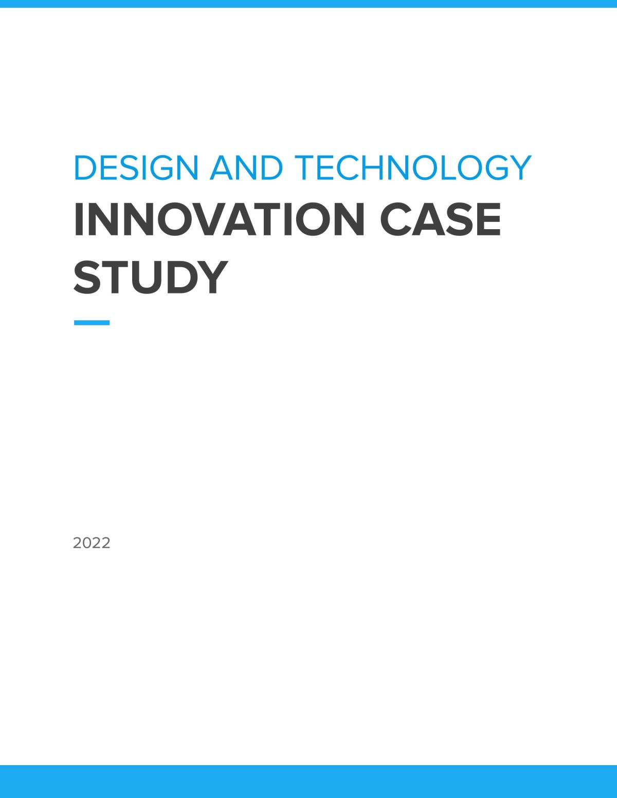 managing innovation case study