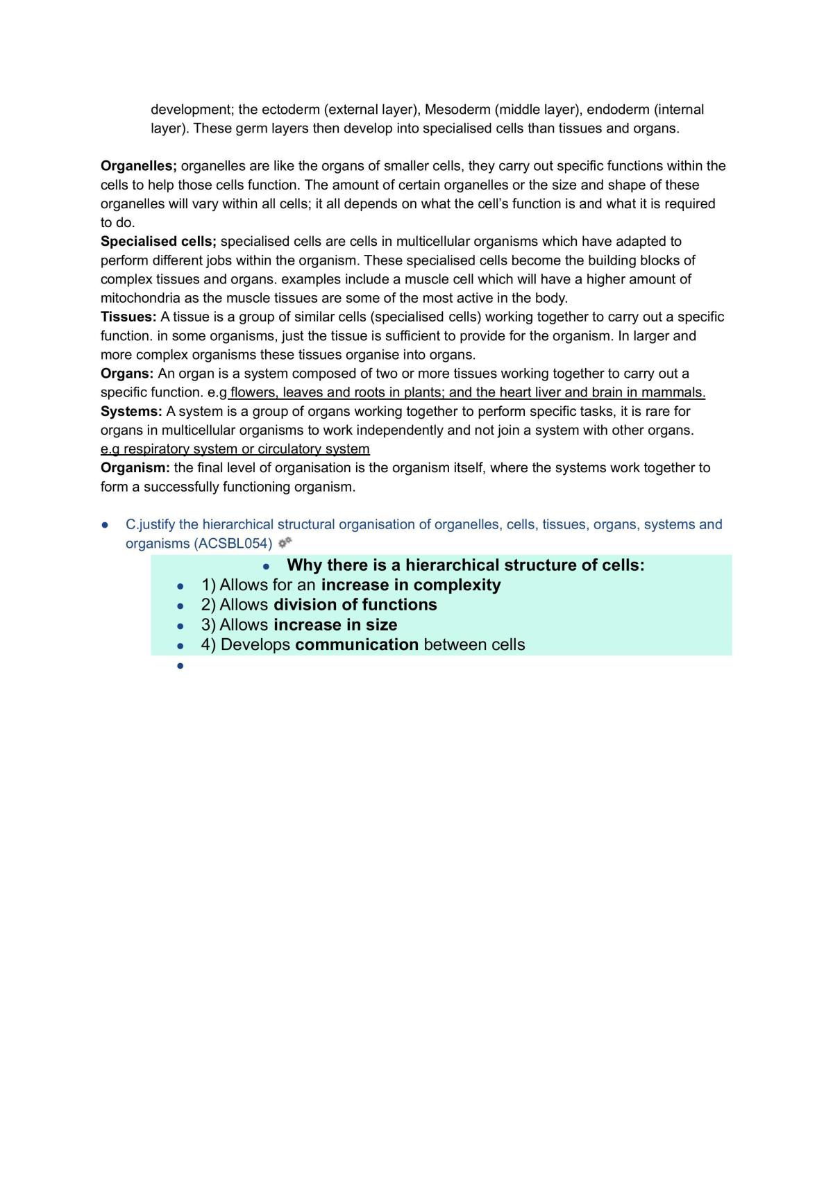 Biology Prelim Module 2 full notes  - Page 3