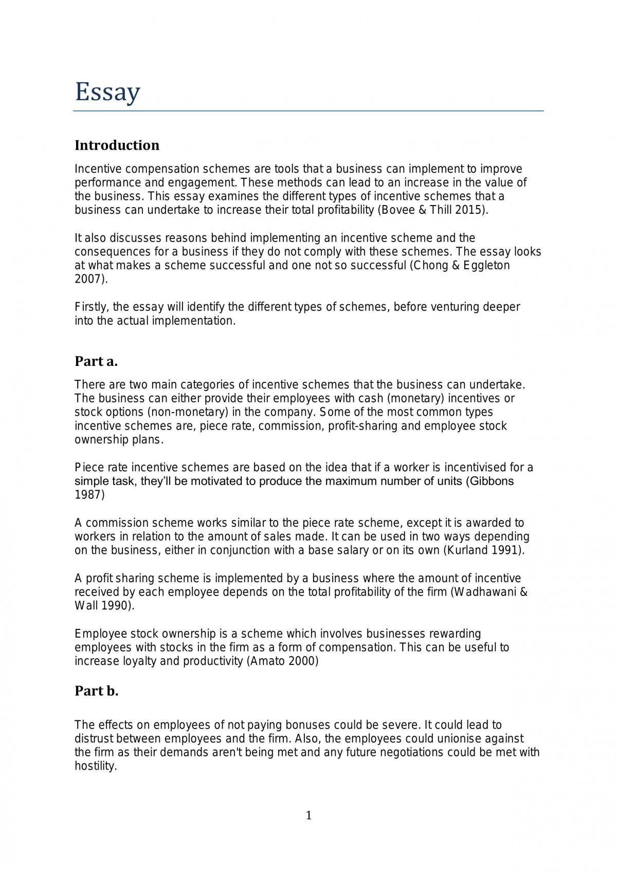 Essay BUSS1001 - Page 1