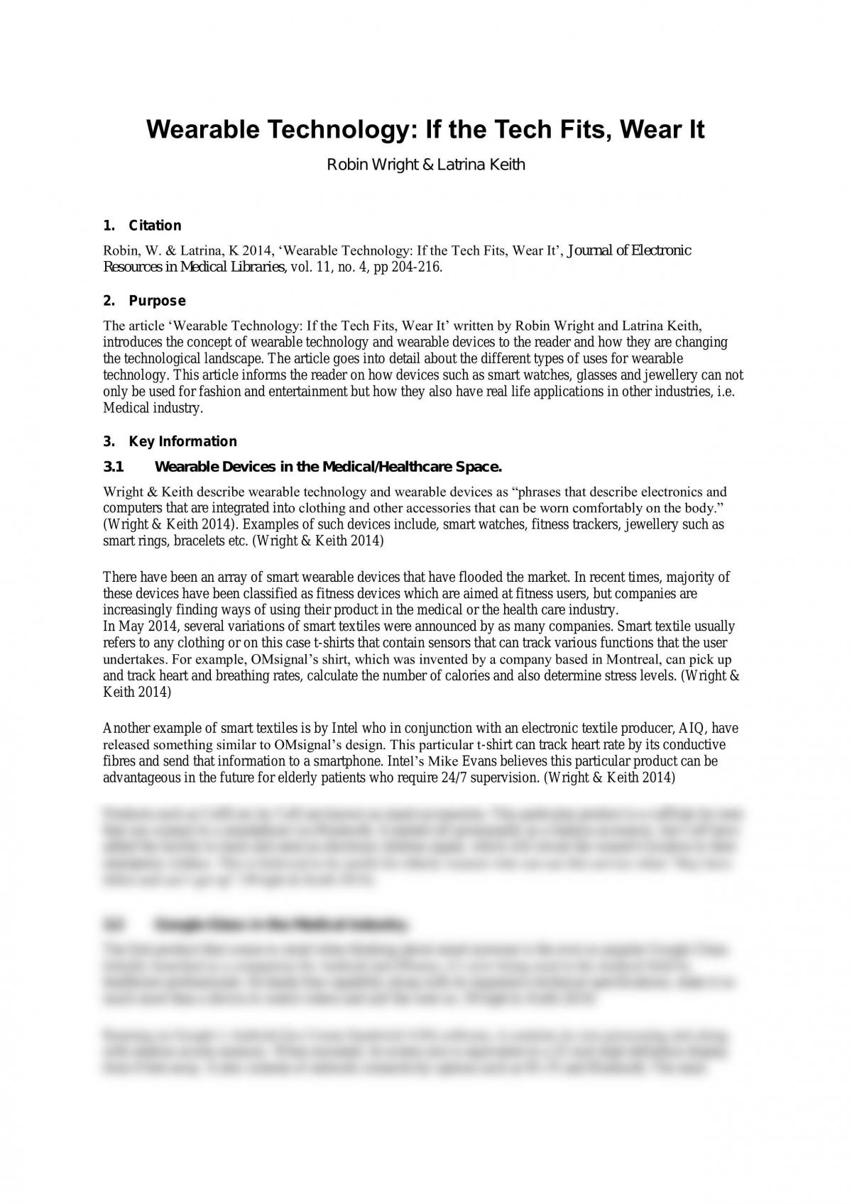 Article Review ENGG1805 - Page 1