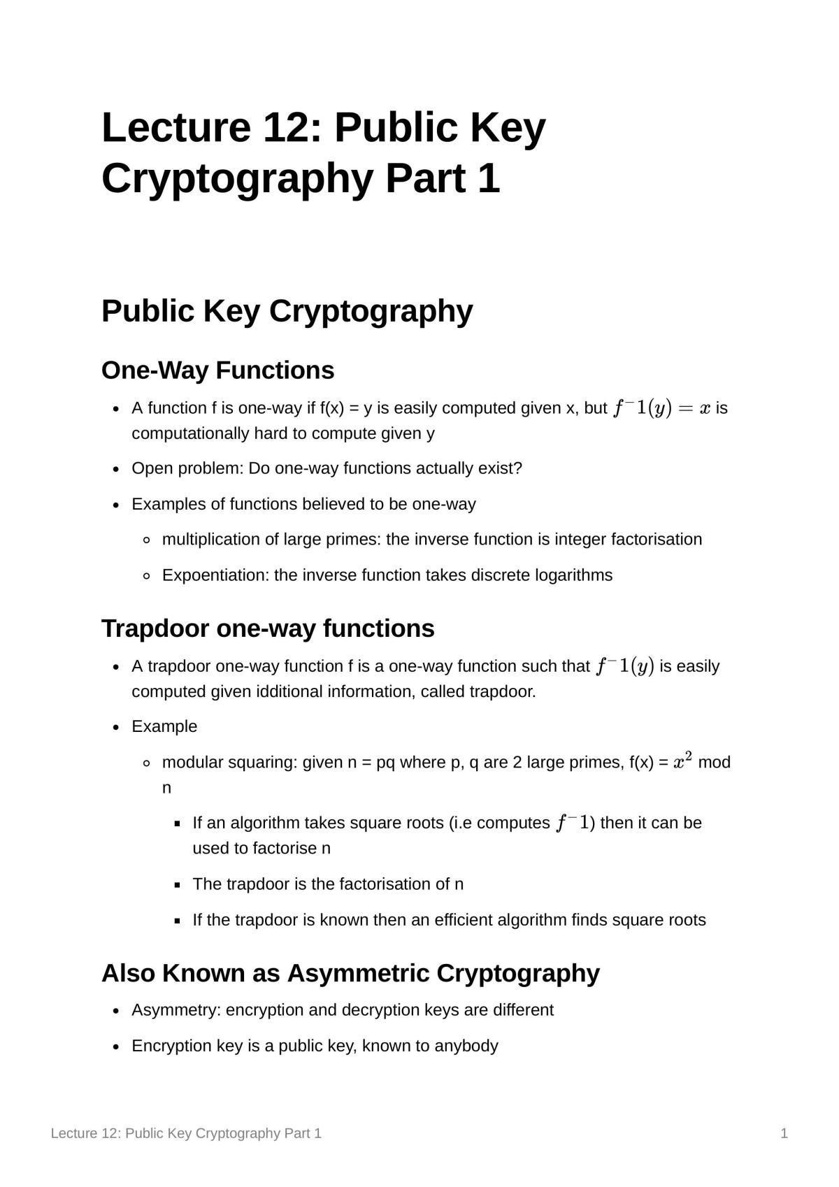 Complete COSC362 Notes - Page 1