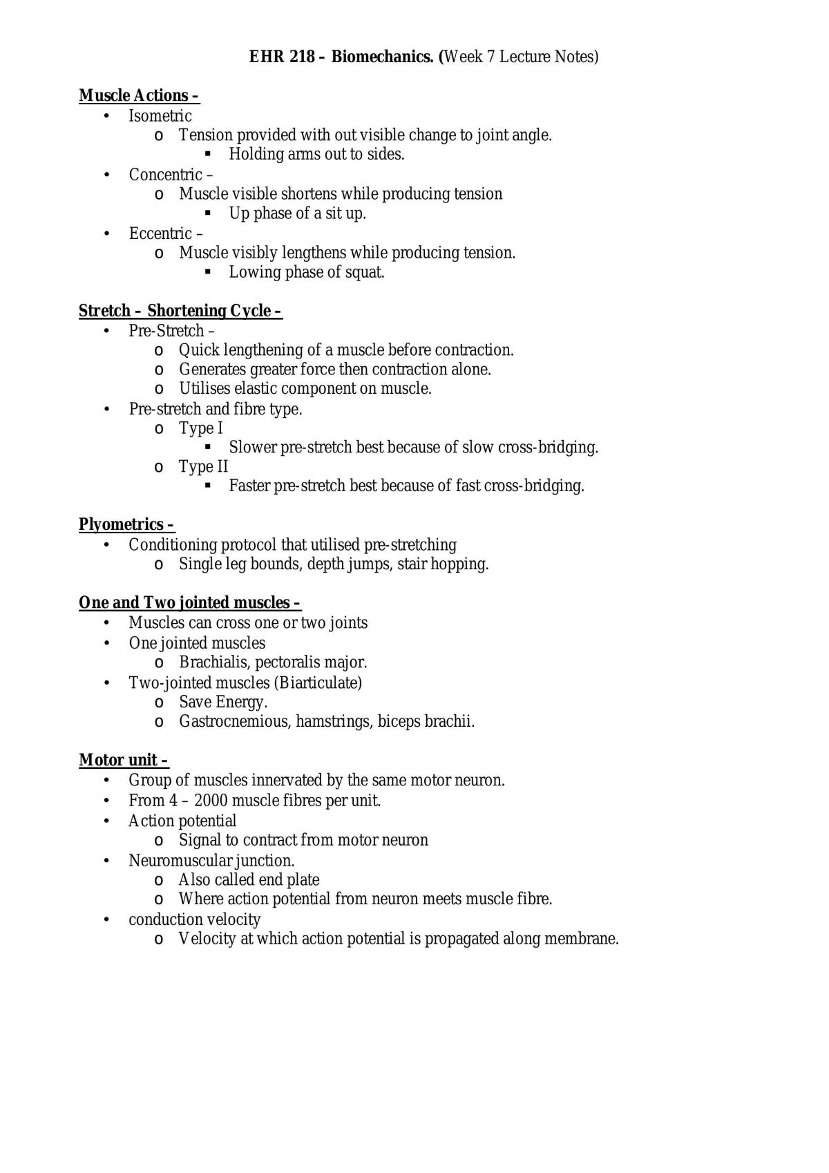 Biomechanics - Page 1