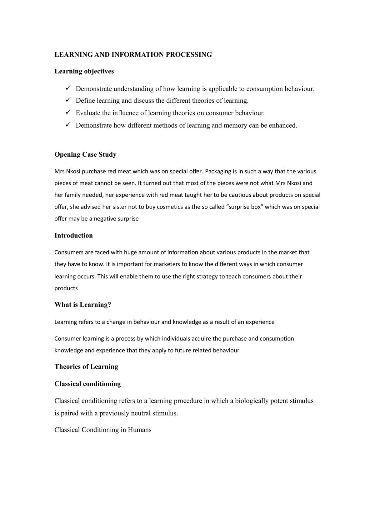 Notes on Learning and Information Processing - Page 1