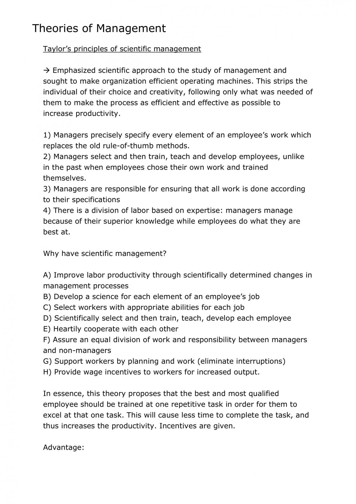 Organisational Behaviour Notes - Page 1