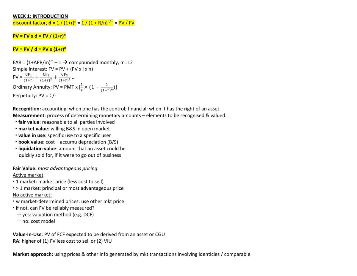 Valuation - Page 1