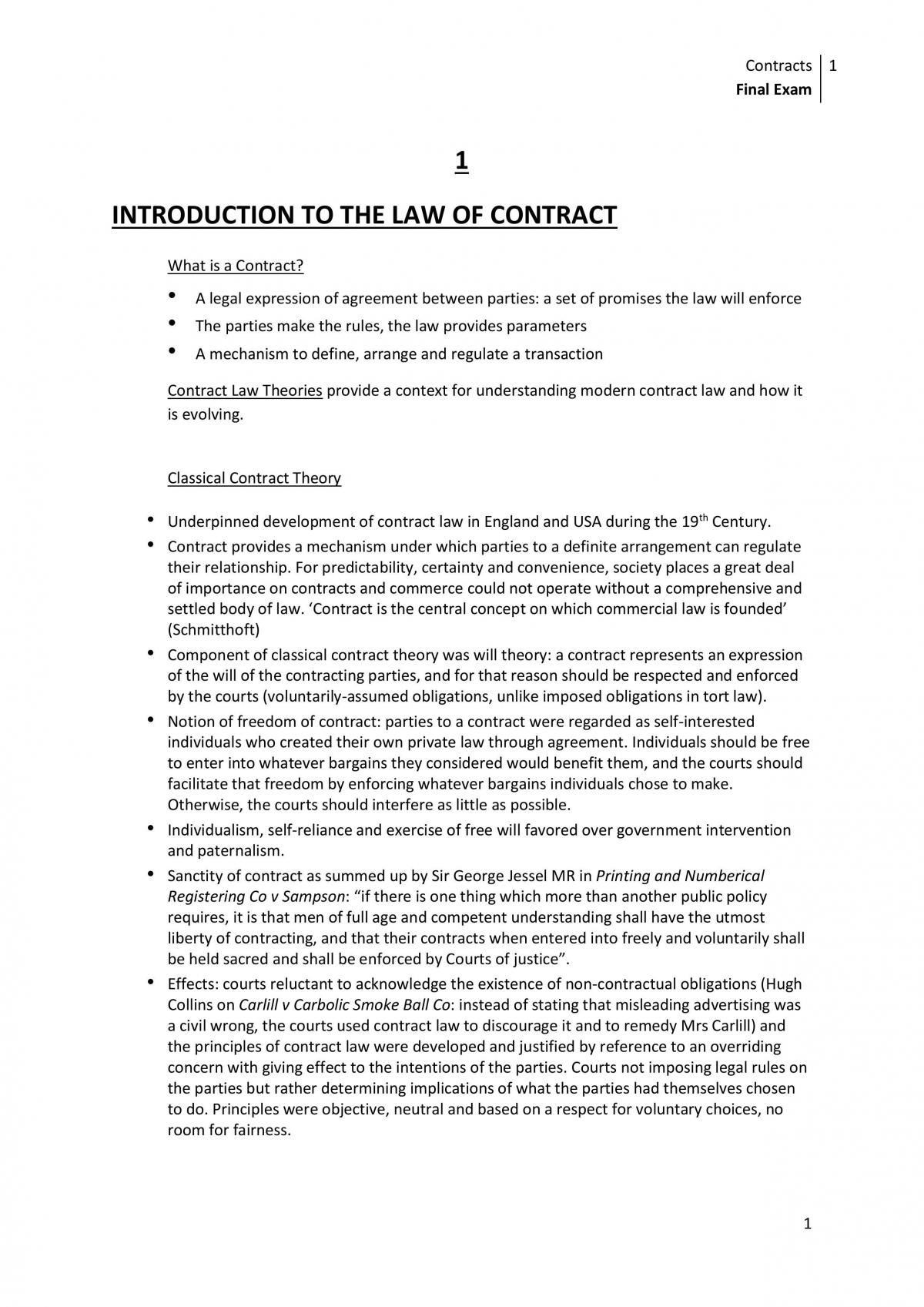 Full Contracts Notes - Page 1