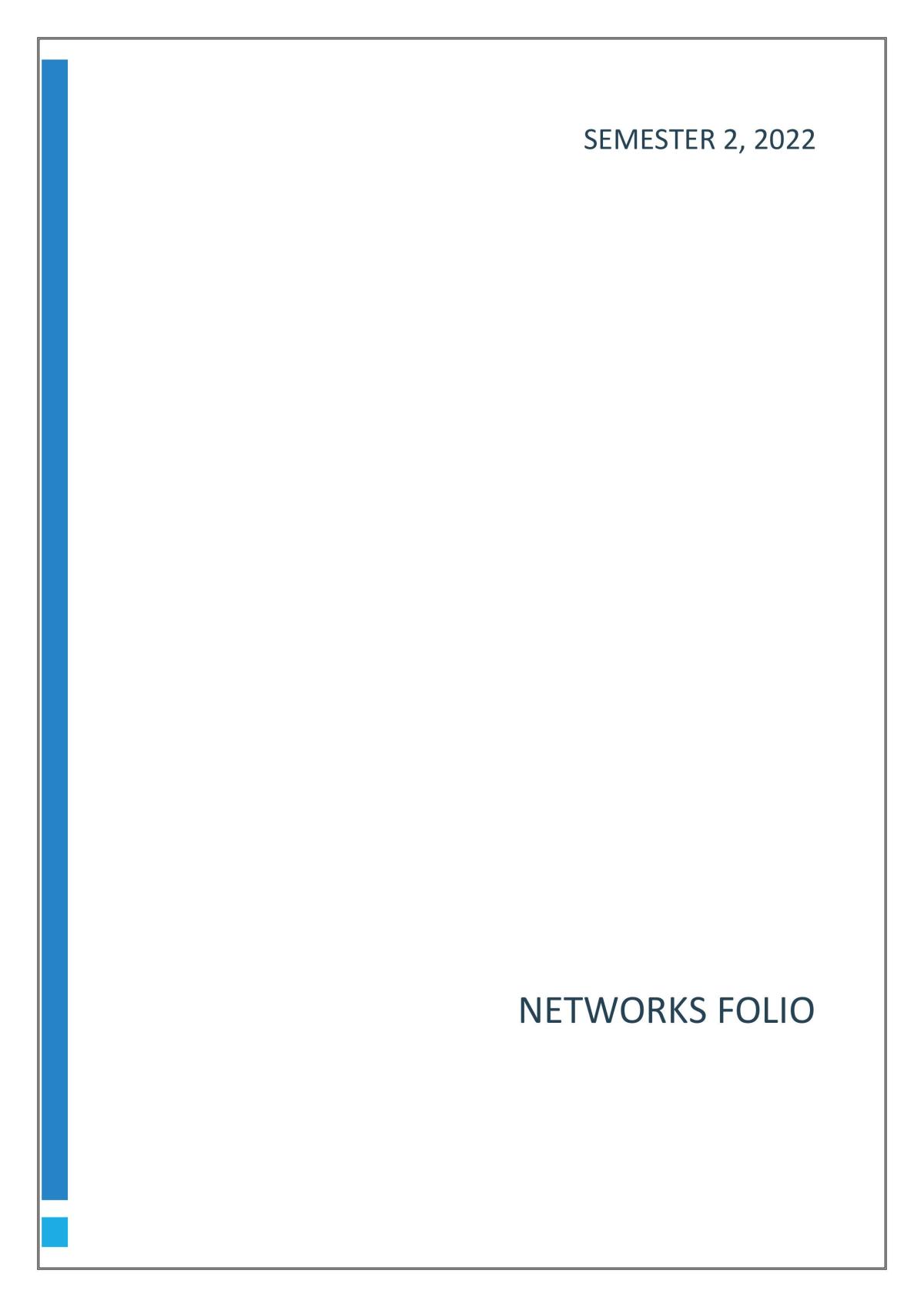 Network Folio  - Page 1